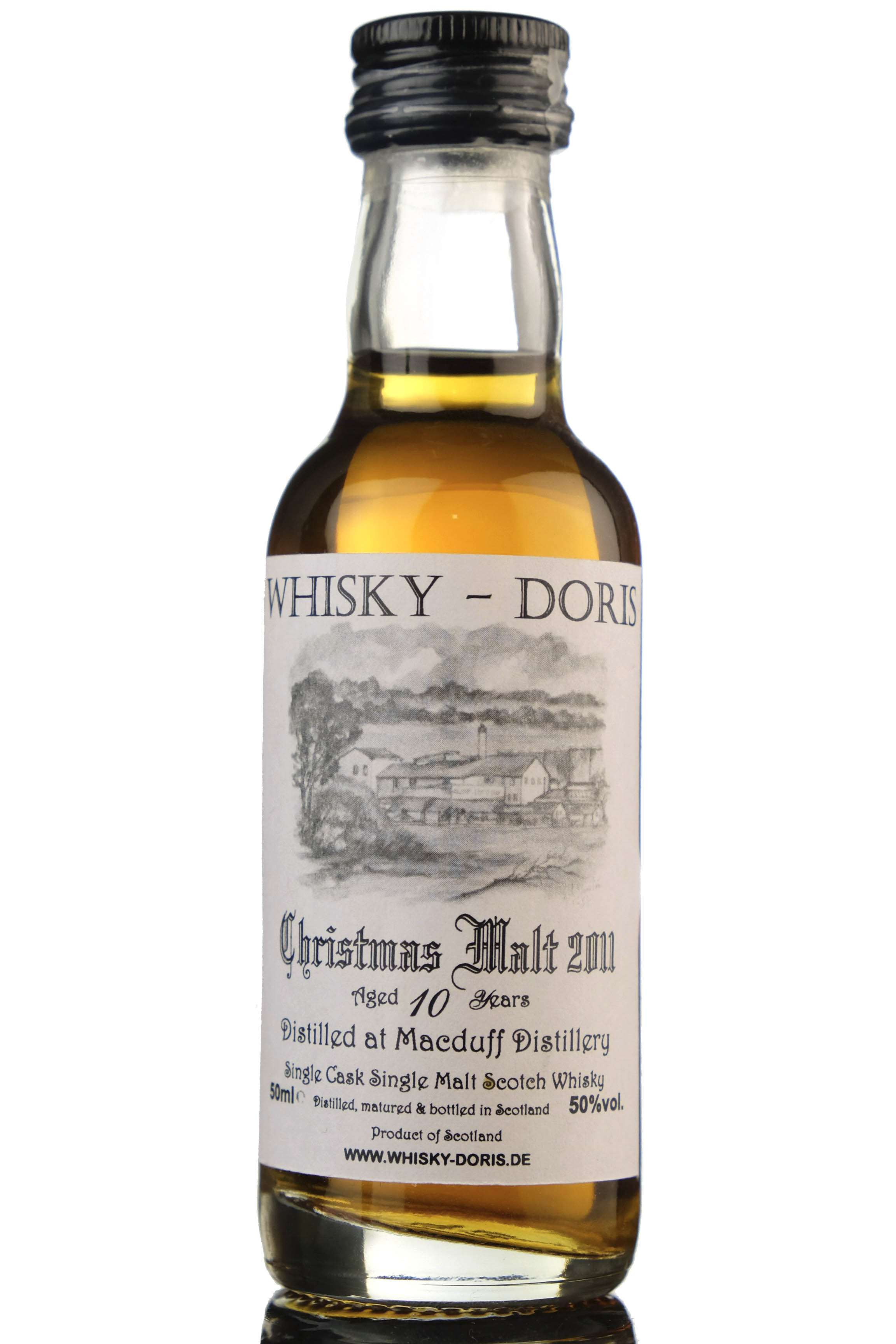 Macduff Christmas Malt 2011 - Single Cask - Whisky Doris Miniature