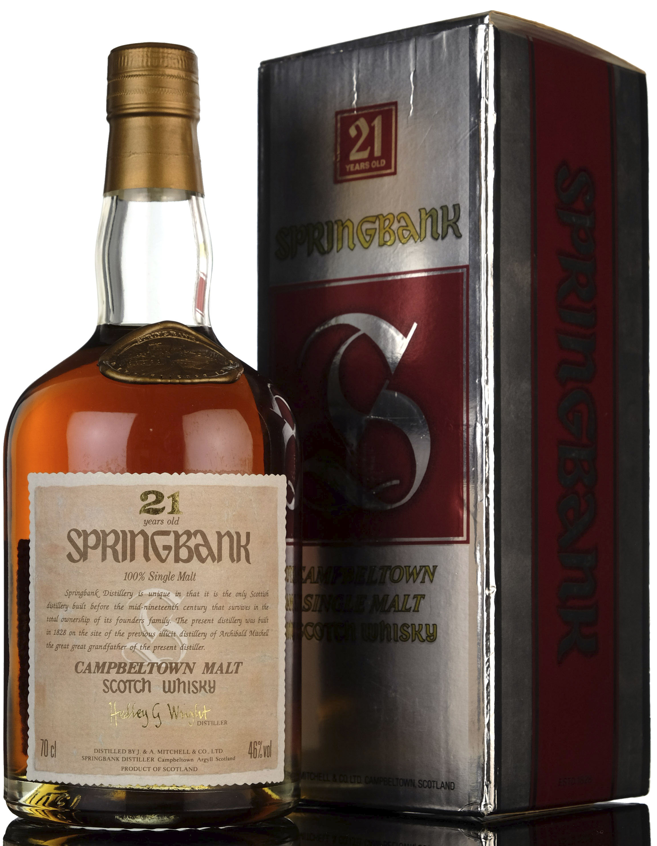 Springbank 21 Year Old - 1990s - Hedley G Wright