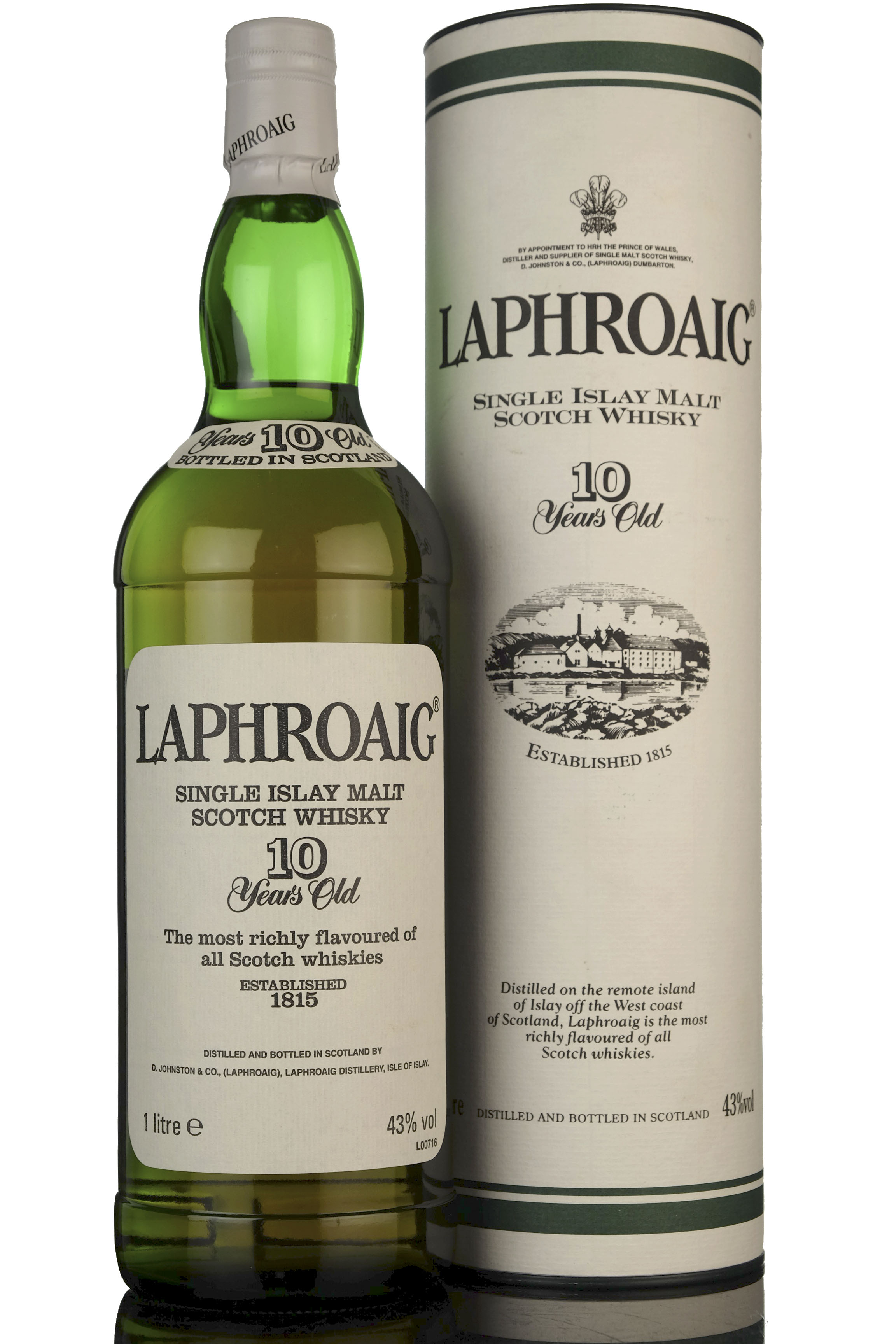 Laphroaig 10 Year Old - 2000 Release - 1 Litre