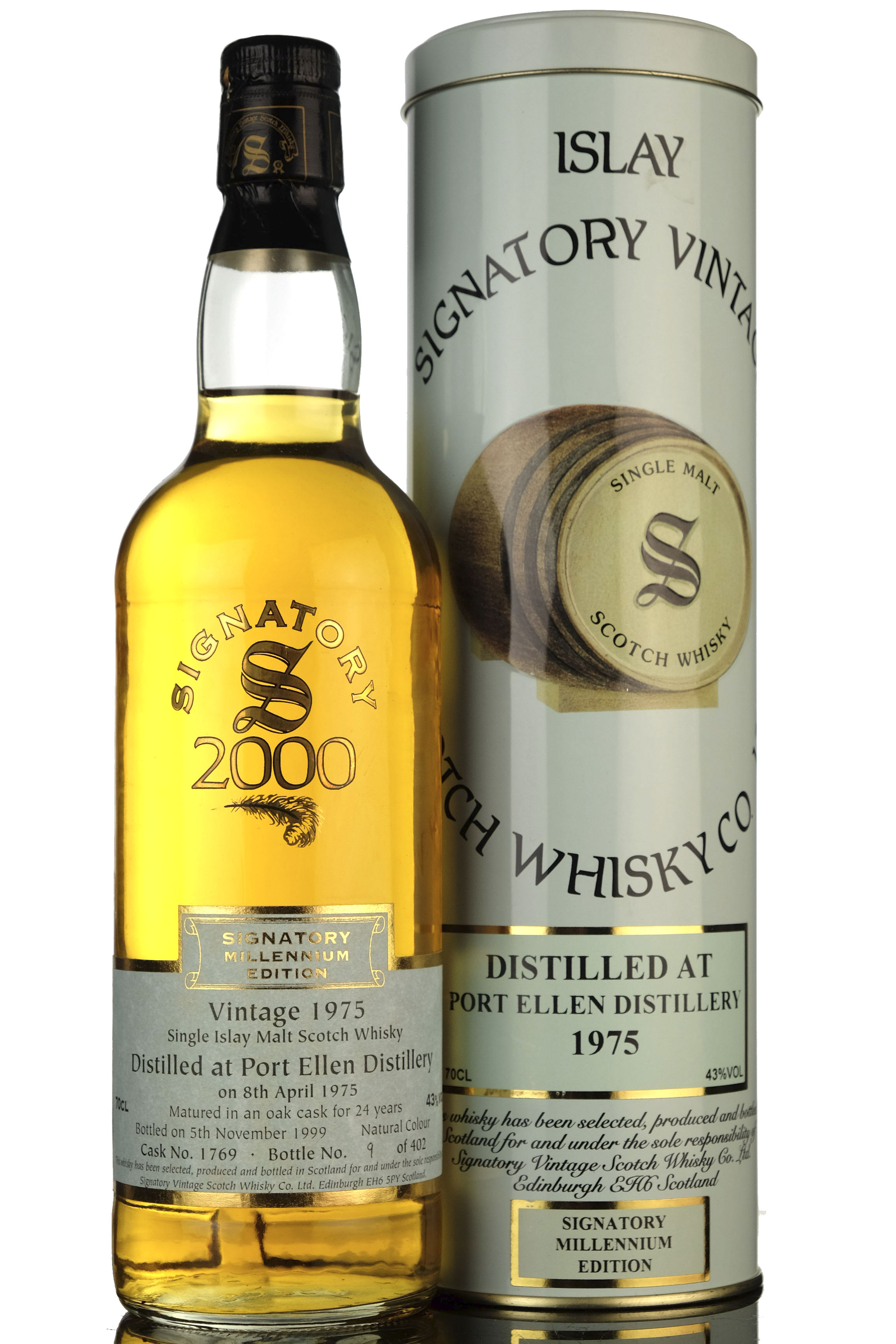 Port Ellen 1975-1999 - 24 Year Old - Signatory Vintage