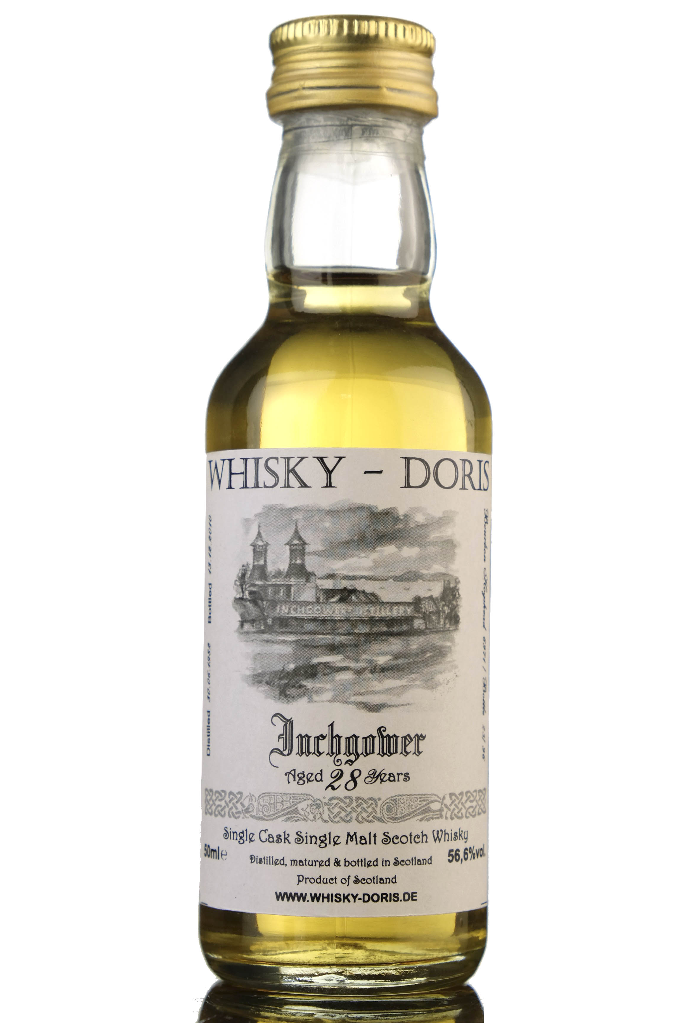 Inchgower 1982-2010 - Single Cask - Whisky Doris Miniature