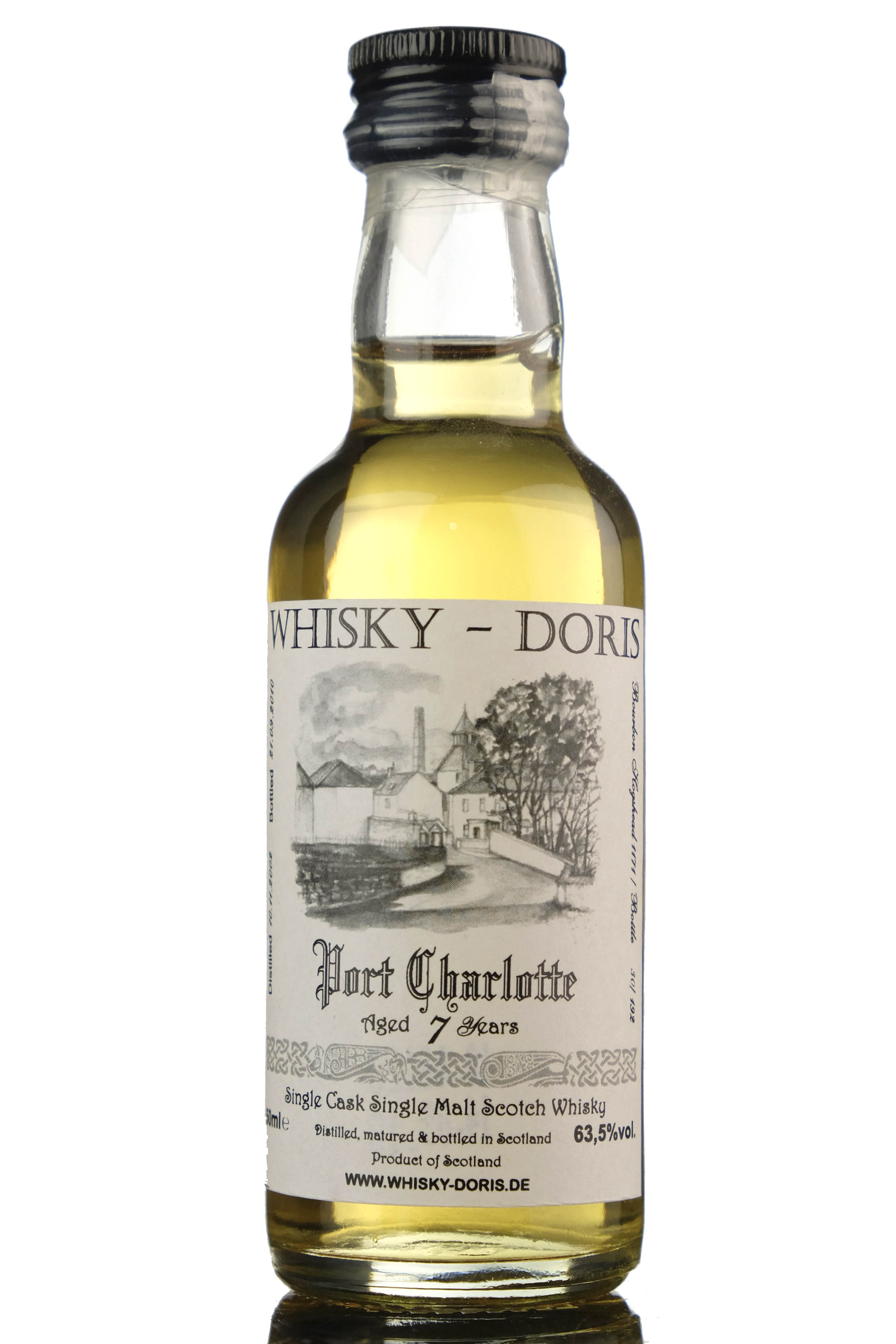 Port Ellen 2002-2010 - Single Cask - Whisky Doris Miniature