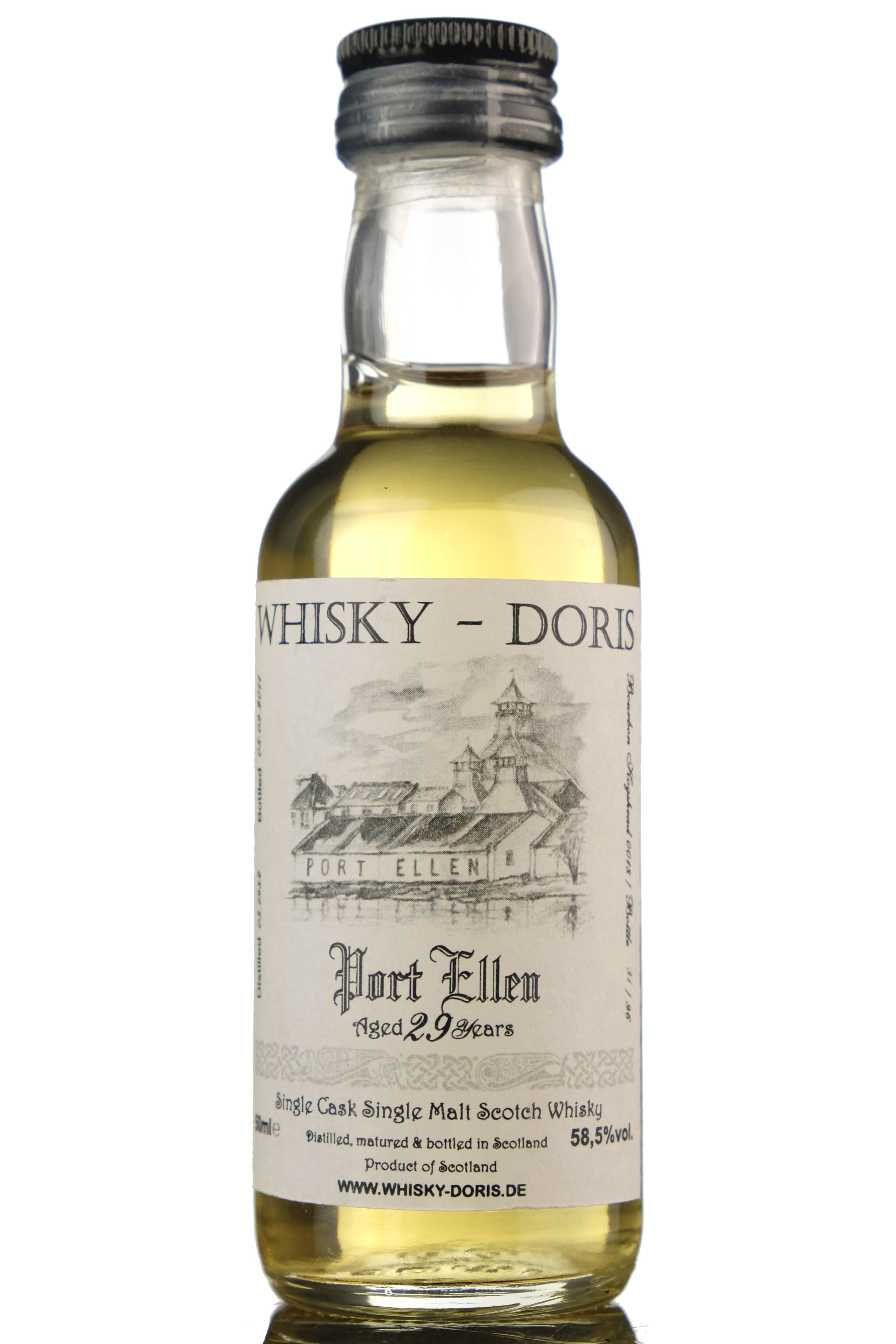 Port ellen 1982-2011 - Single Cask - Whisky Doris Miniature
