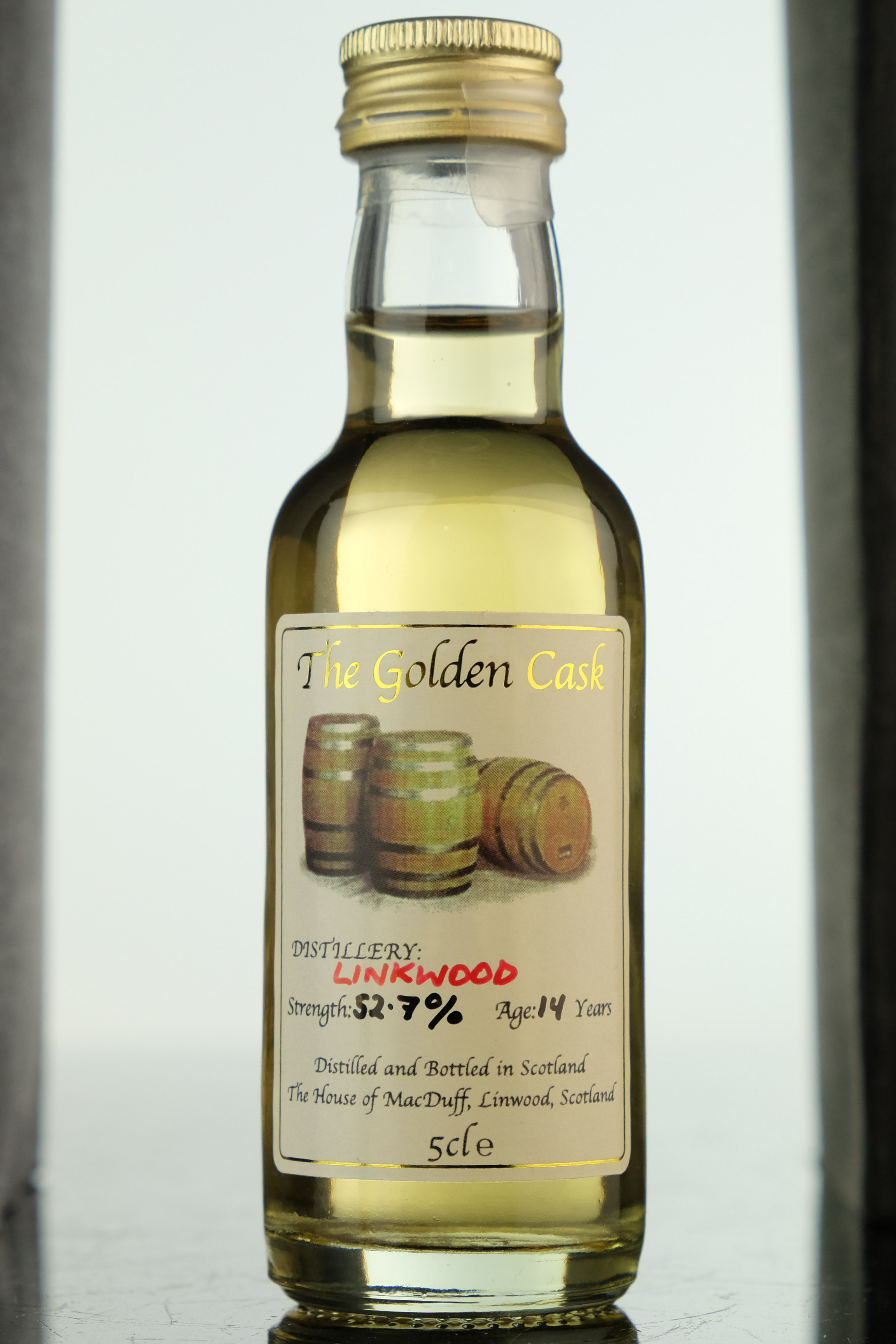 Linkwood 14 Year Old - The Golden Cask Miniature