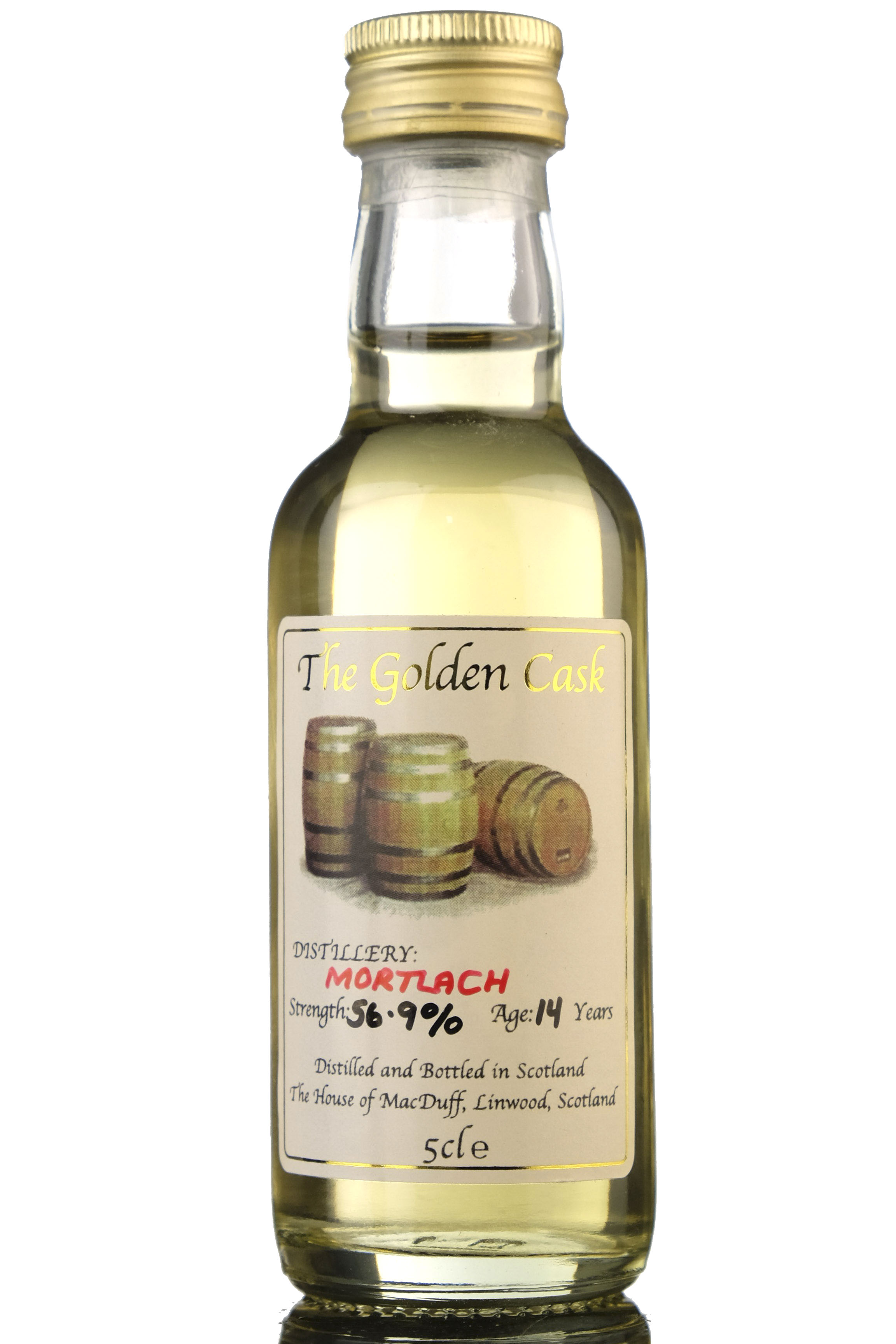 Mortlach 14 Year Old - The Golden Cask Miniature