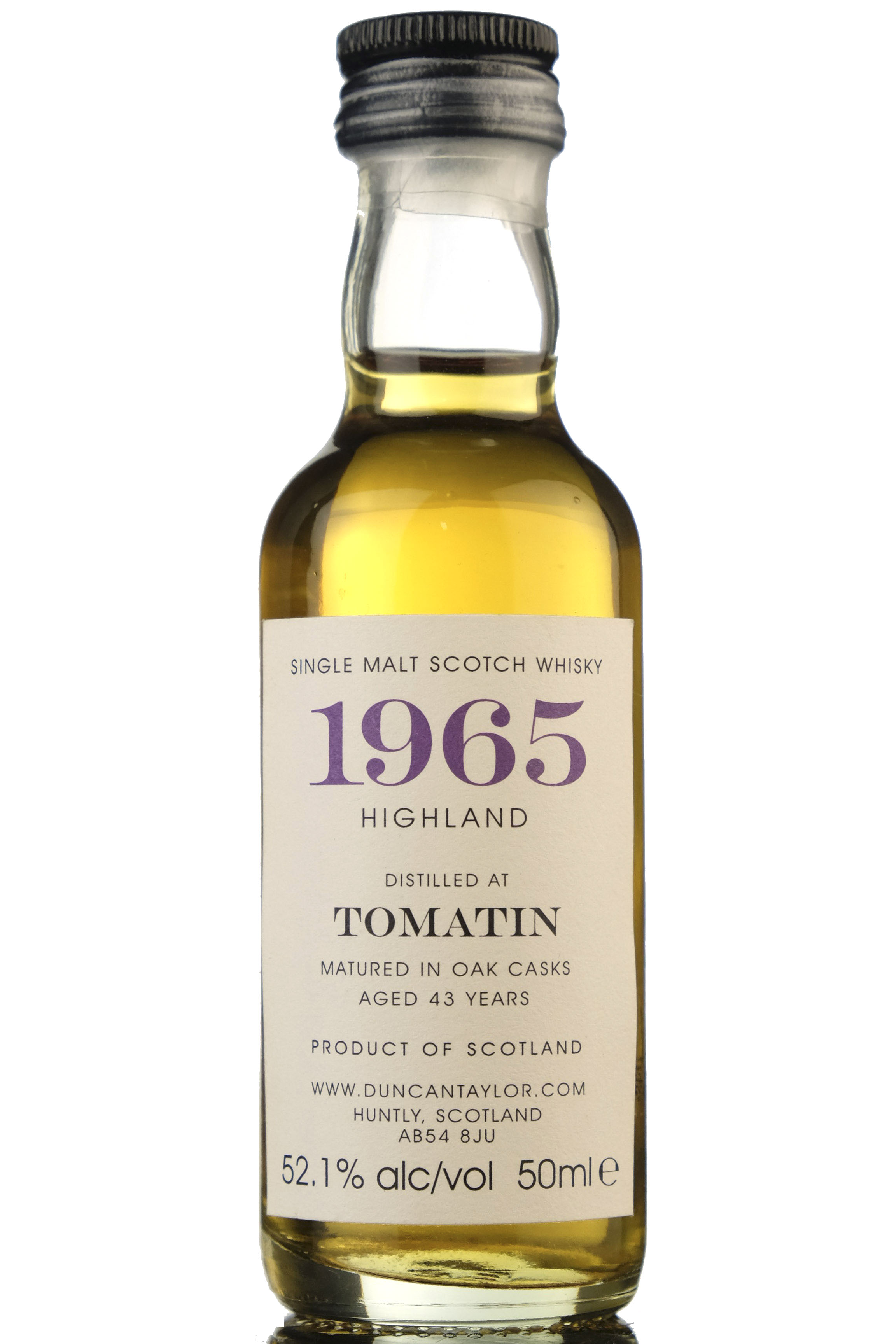 Tomatin 1965 - 43 Year Old - Duncan Taylor Miniature