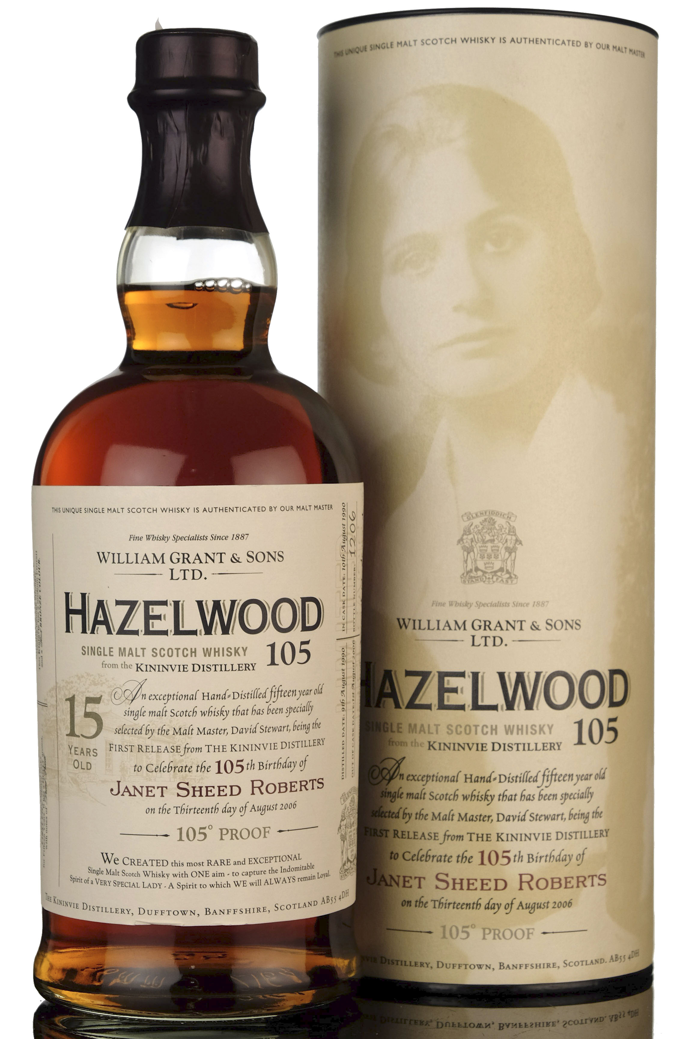 Hazelwood 15 Year Old - 105 Proof