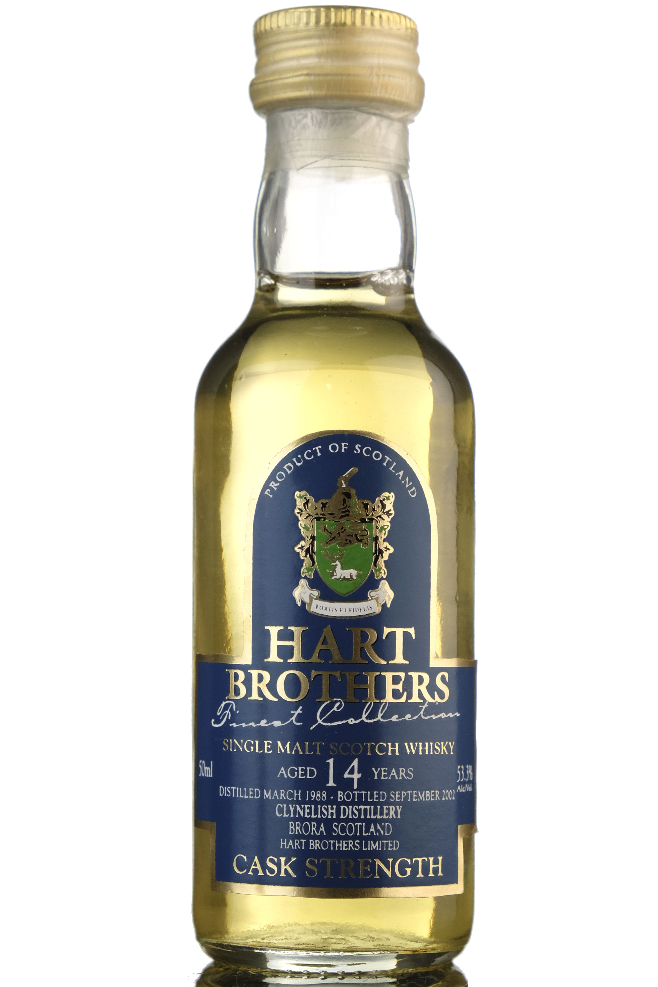 Clynelish 1988-2002 - 14 Year Old - Hart Brothers - Finest Collection - Miniature