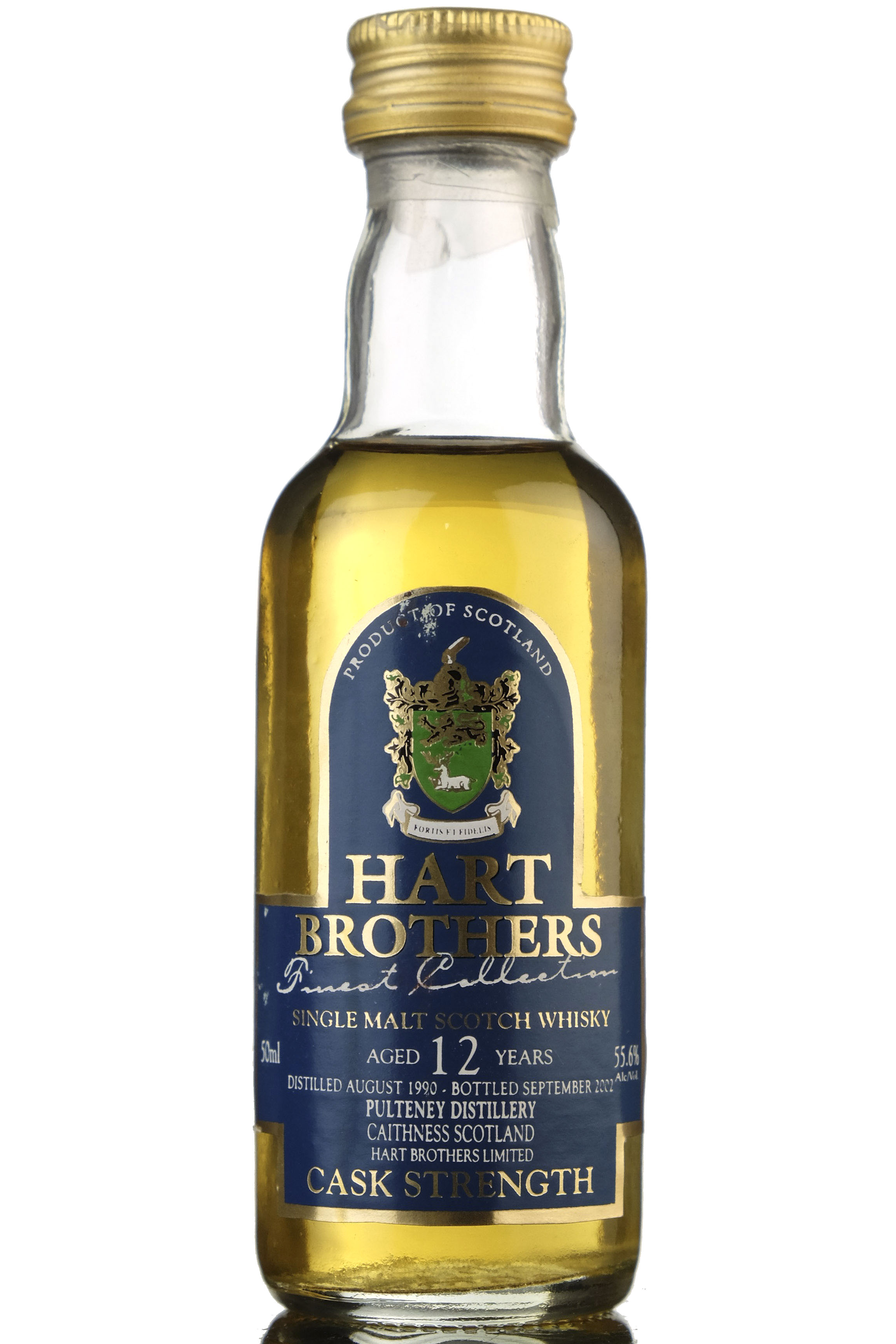 Pulteney 1990-2002 - 12 Year Old Hart Brothers Miniature