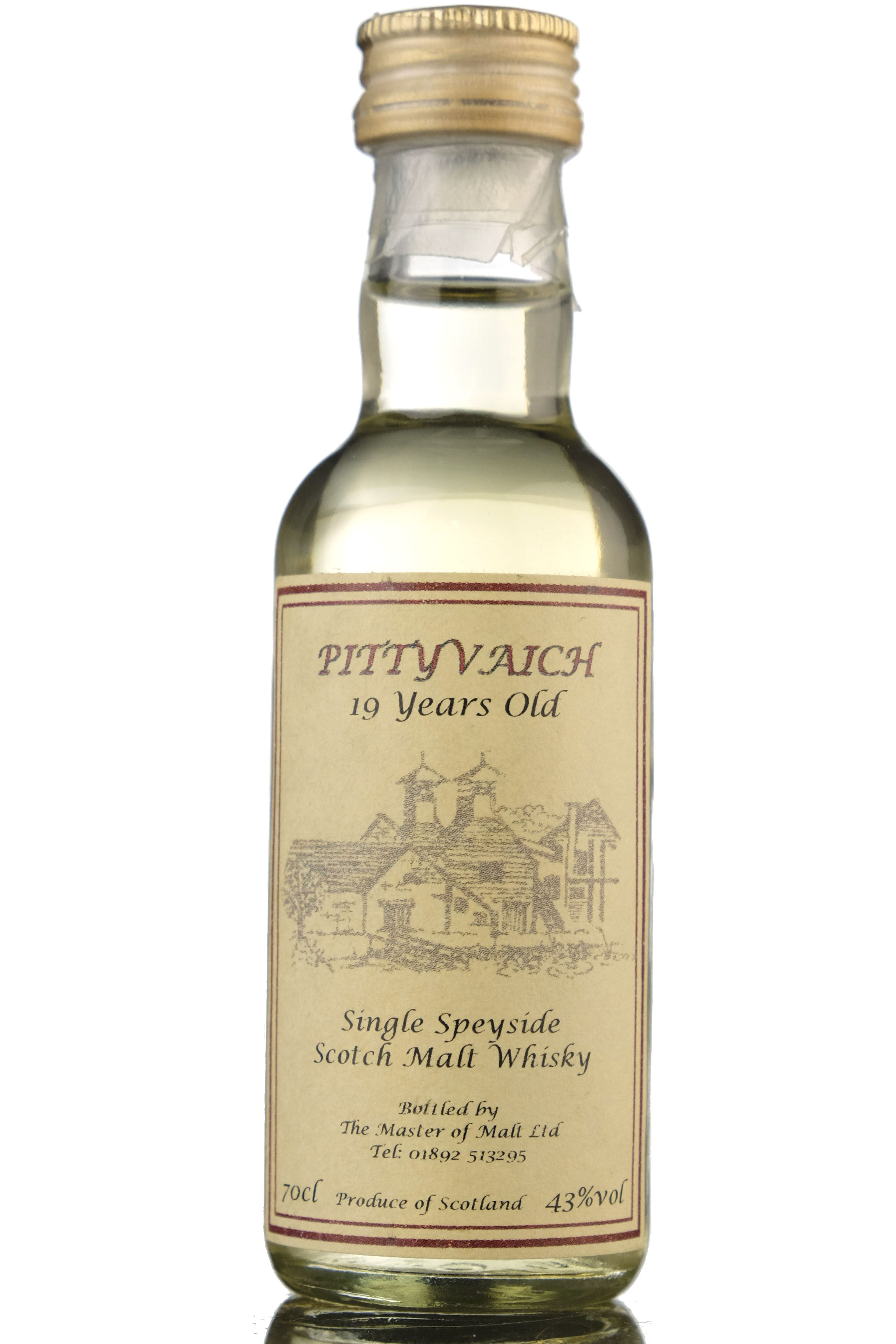 Pittyvaich 19 Year Old - Master Of Malts Miniature