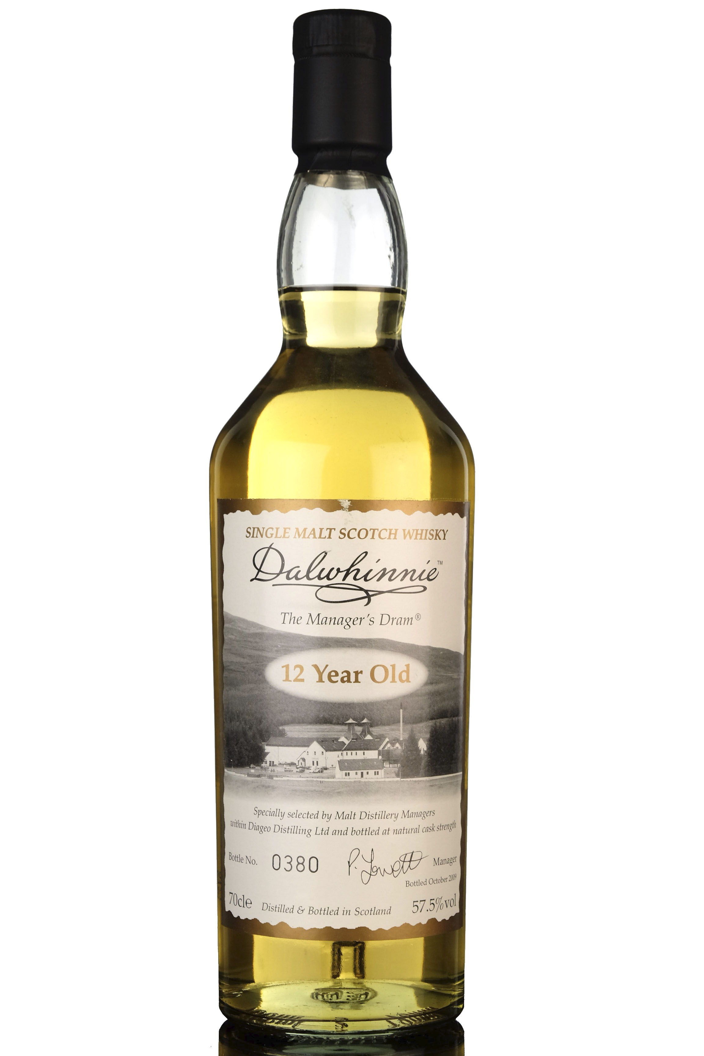 Dalwhinnie 12 Year Old - Managers Dram 2009