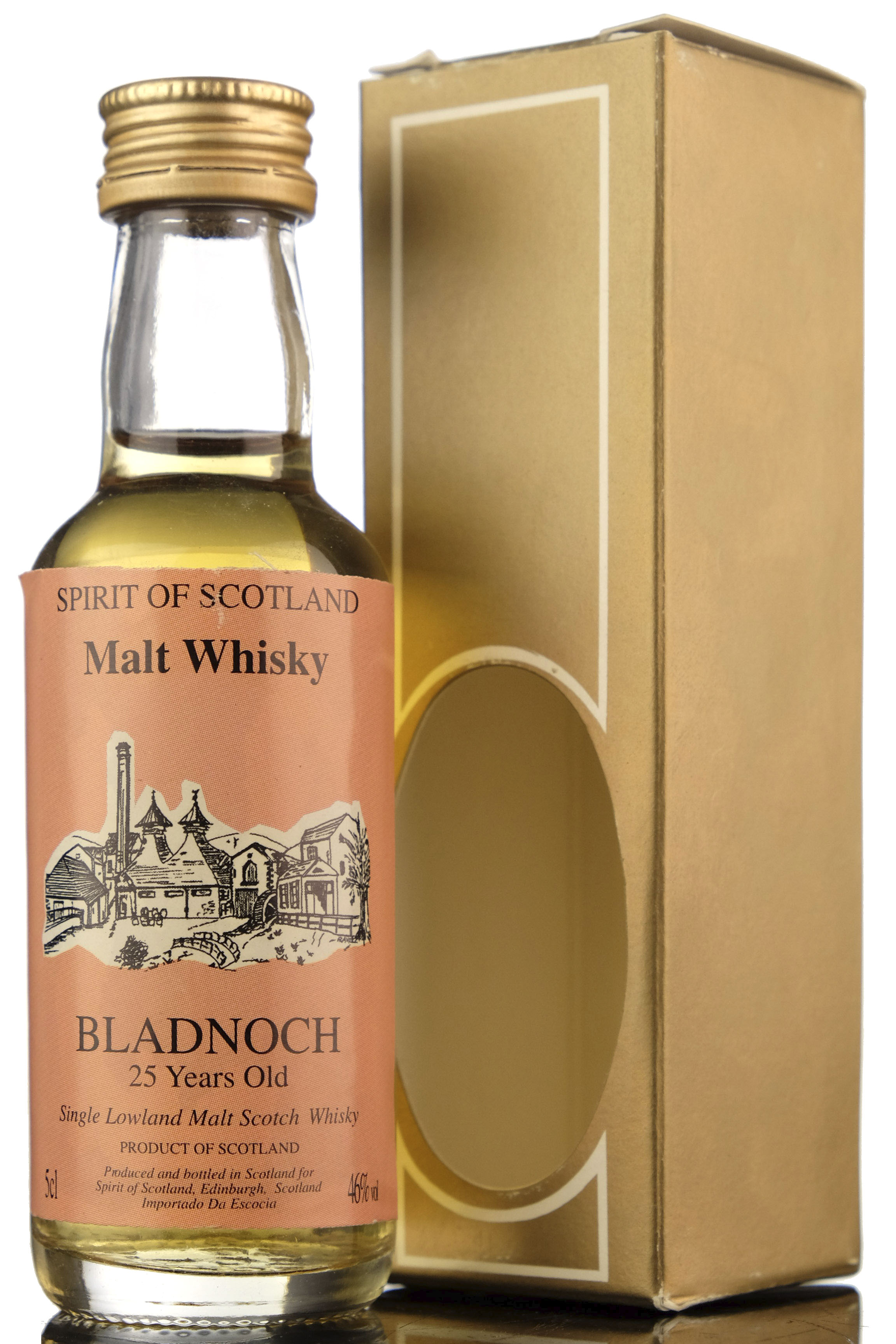 Bladnoch 25 Year Old - Spirit Of Scotland Miniature