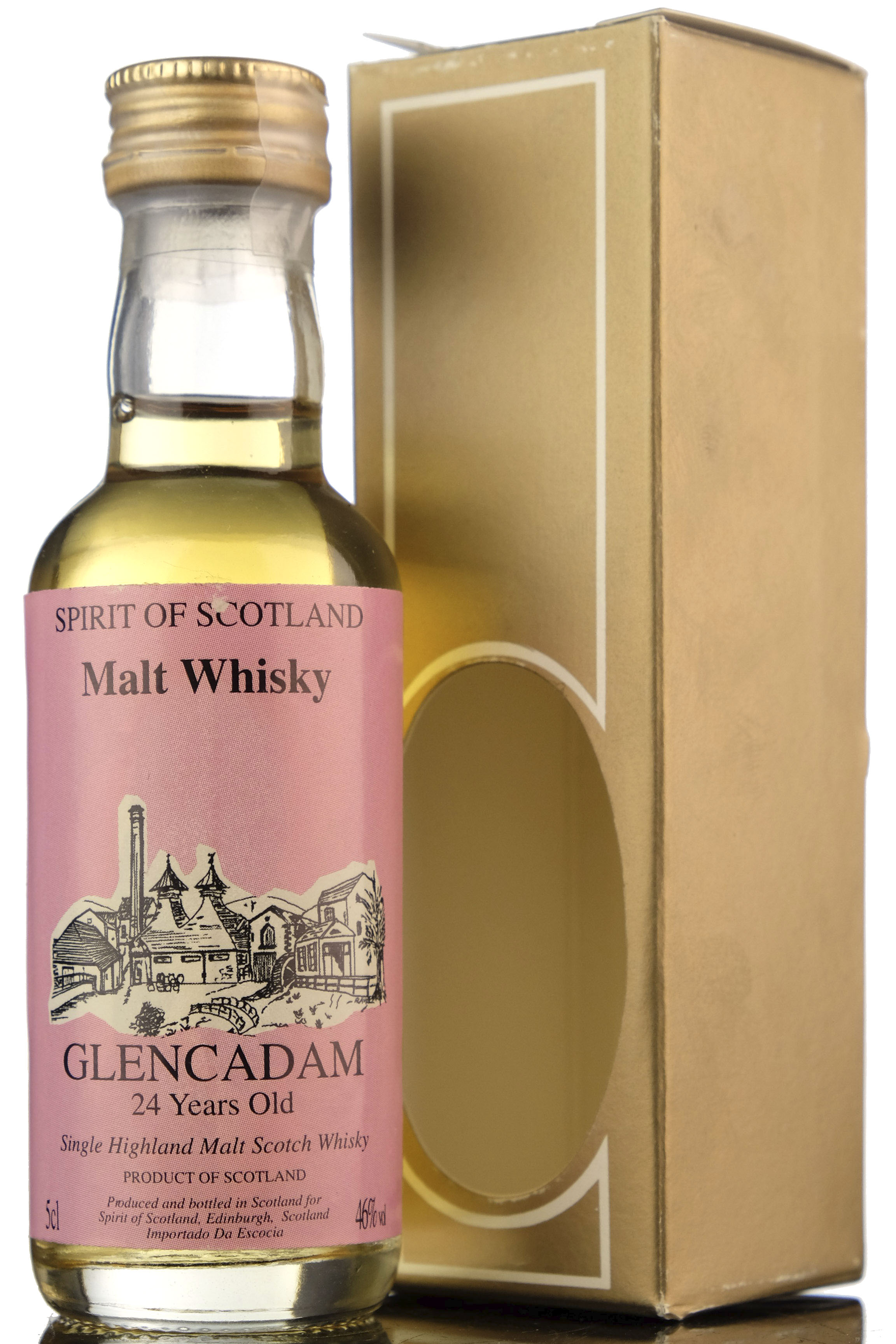 Glencadam 24 Year Old - Spirit Of Scotland Miniature