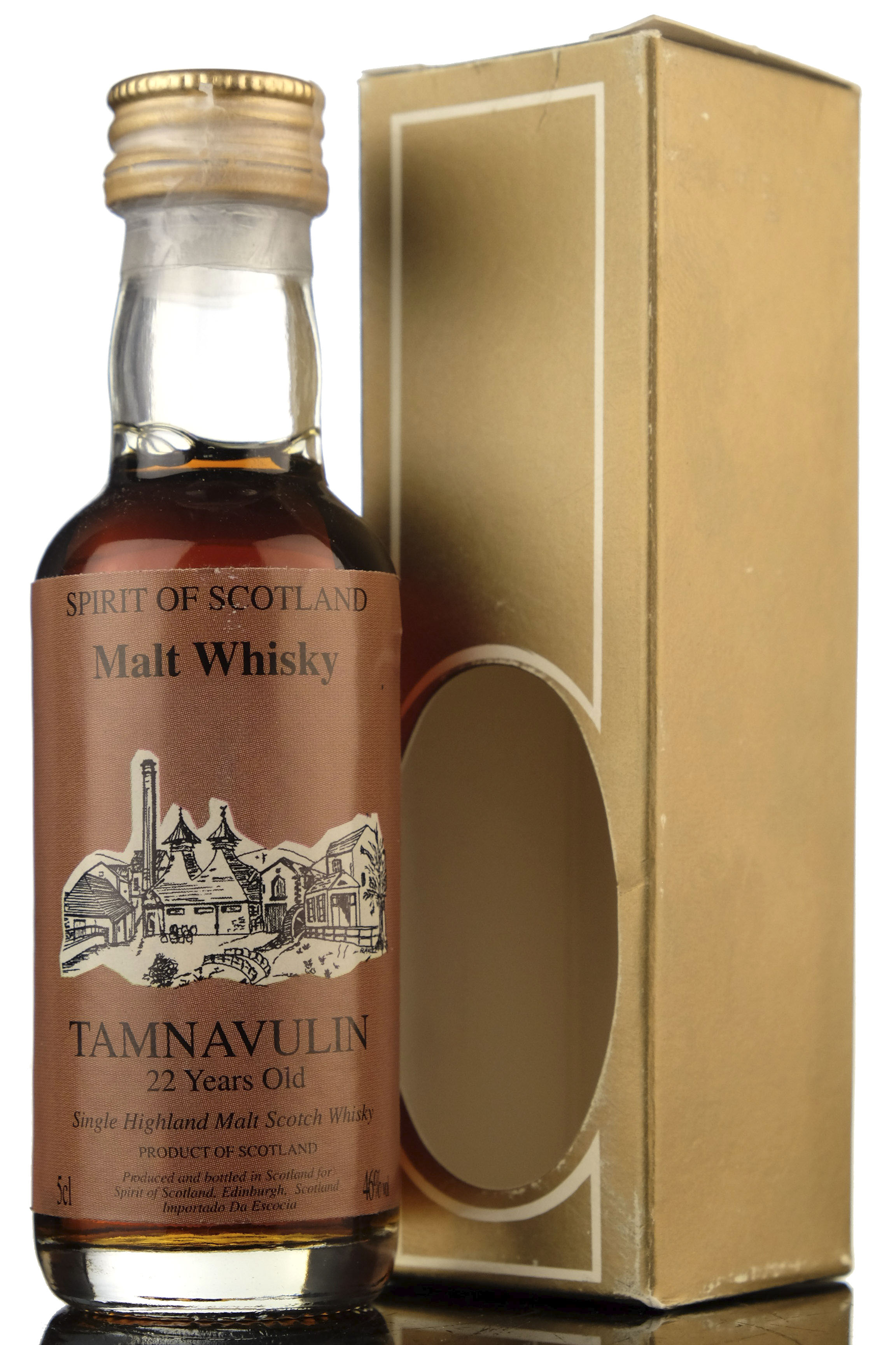 Tamnavulin 22 Year Old - Spirit Of Scotland Miniature