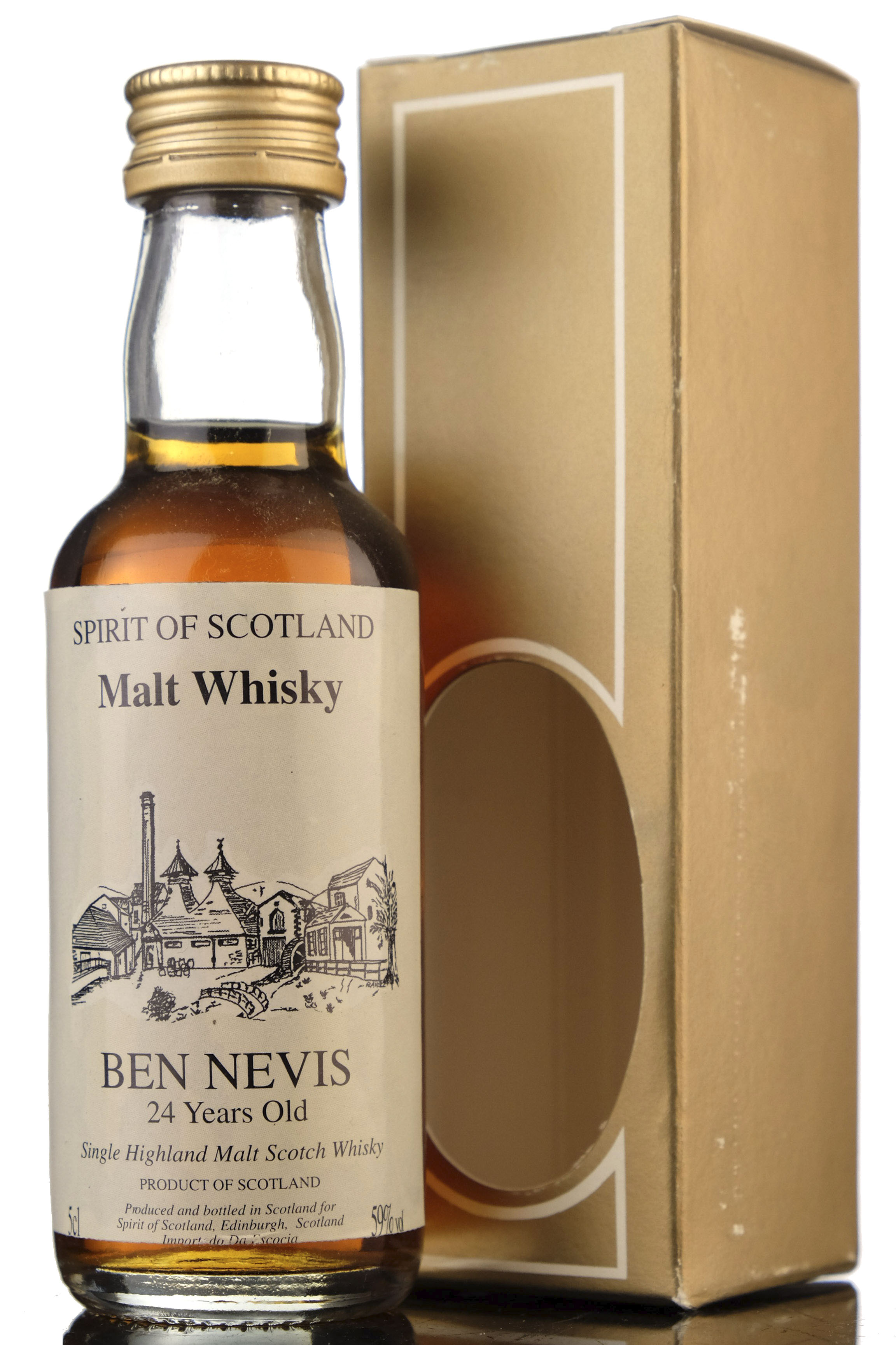 Ben Nevis 24 Year Old - Spirit Of Scotland Miniature