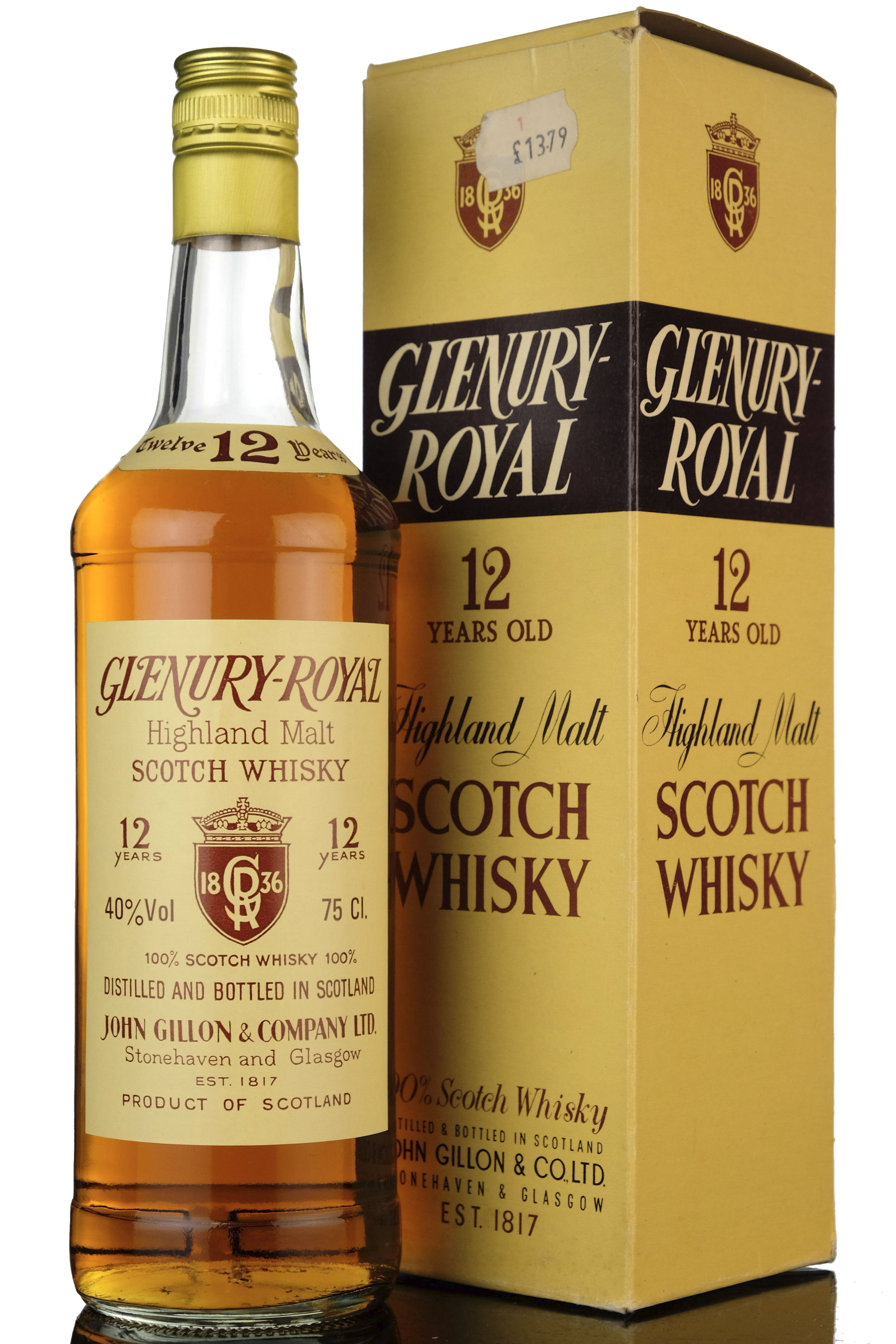 Glenury Royal 12 Year Old - 1980s