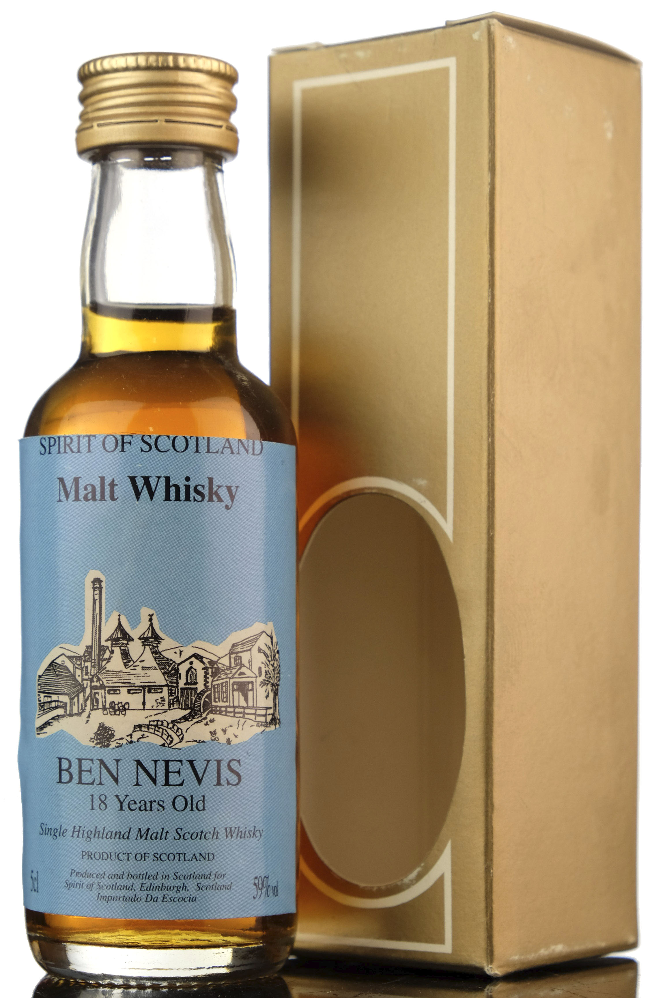 Ben Nevis 18 Year Old - Spirit Of Scotland Miniature