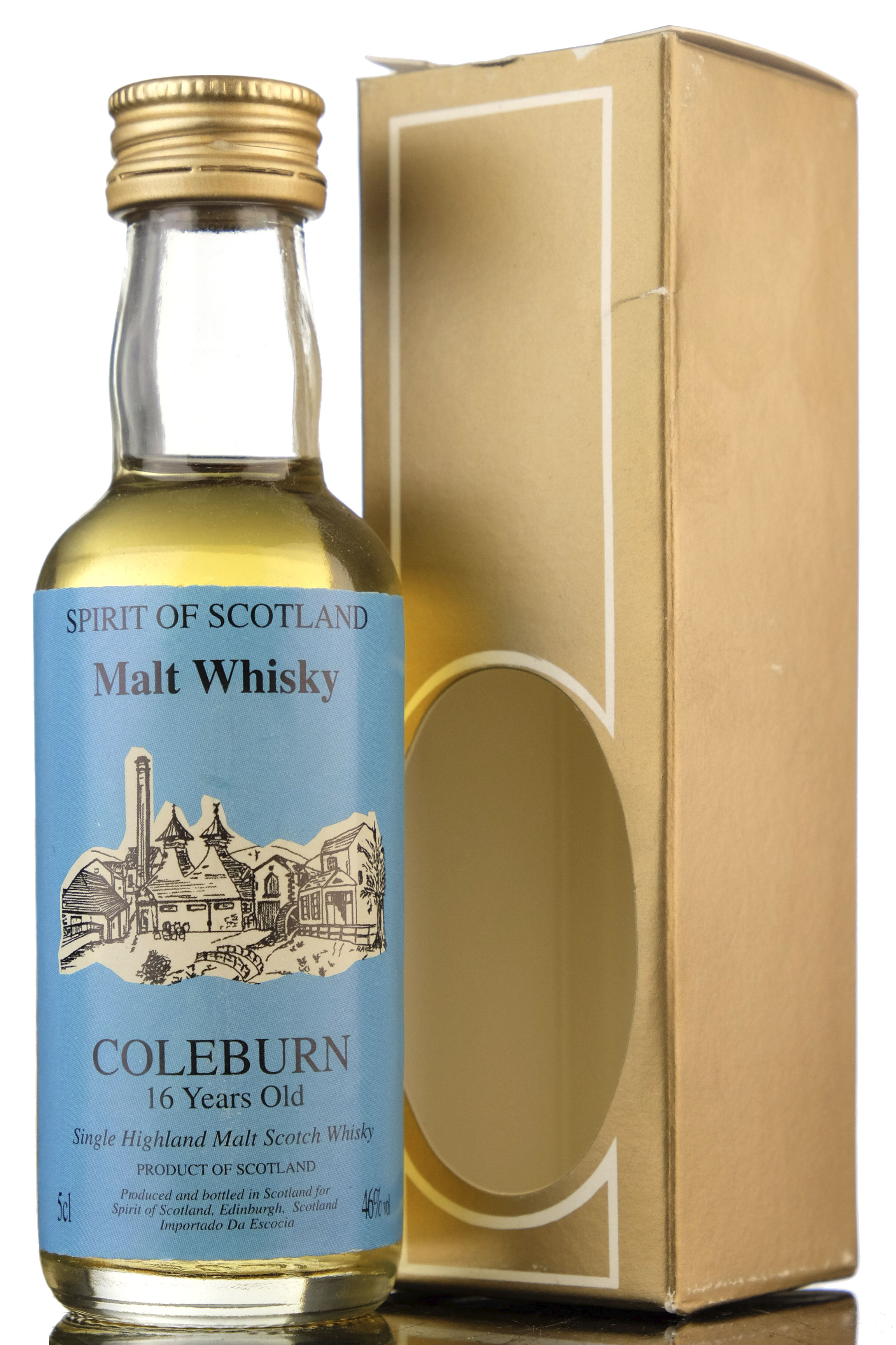 Coleburn 16 Year Old - Spirit Of Scotland Miniature