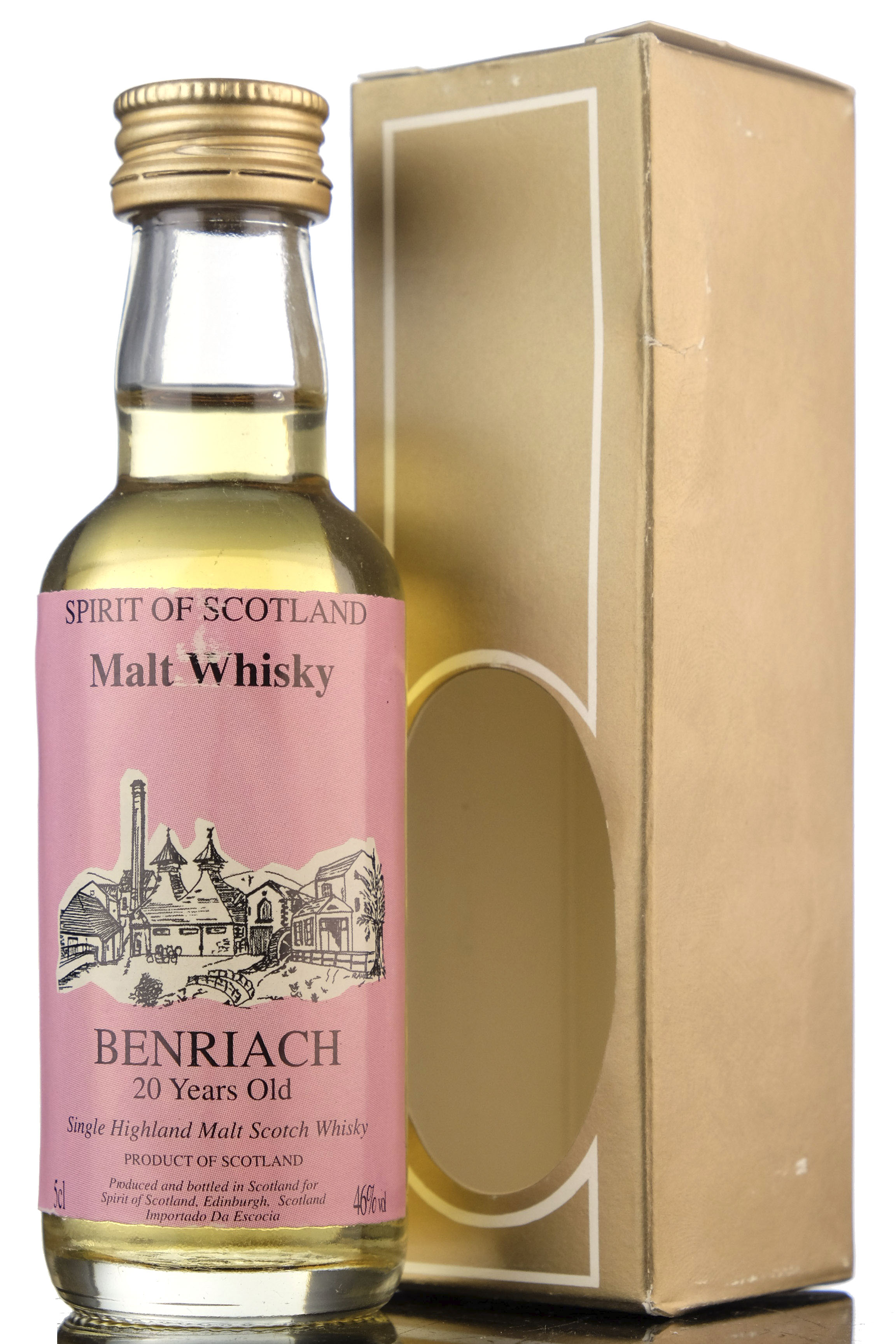 Benriach 20 Year Old - Spirit Of Scotland Miniature