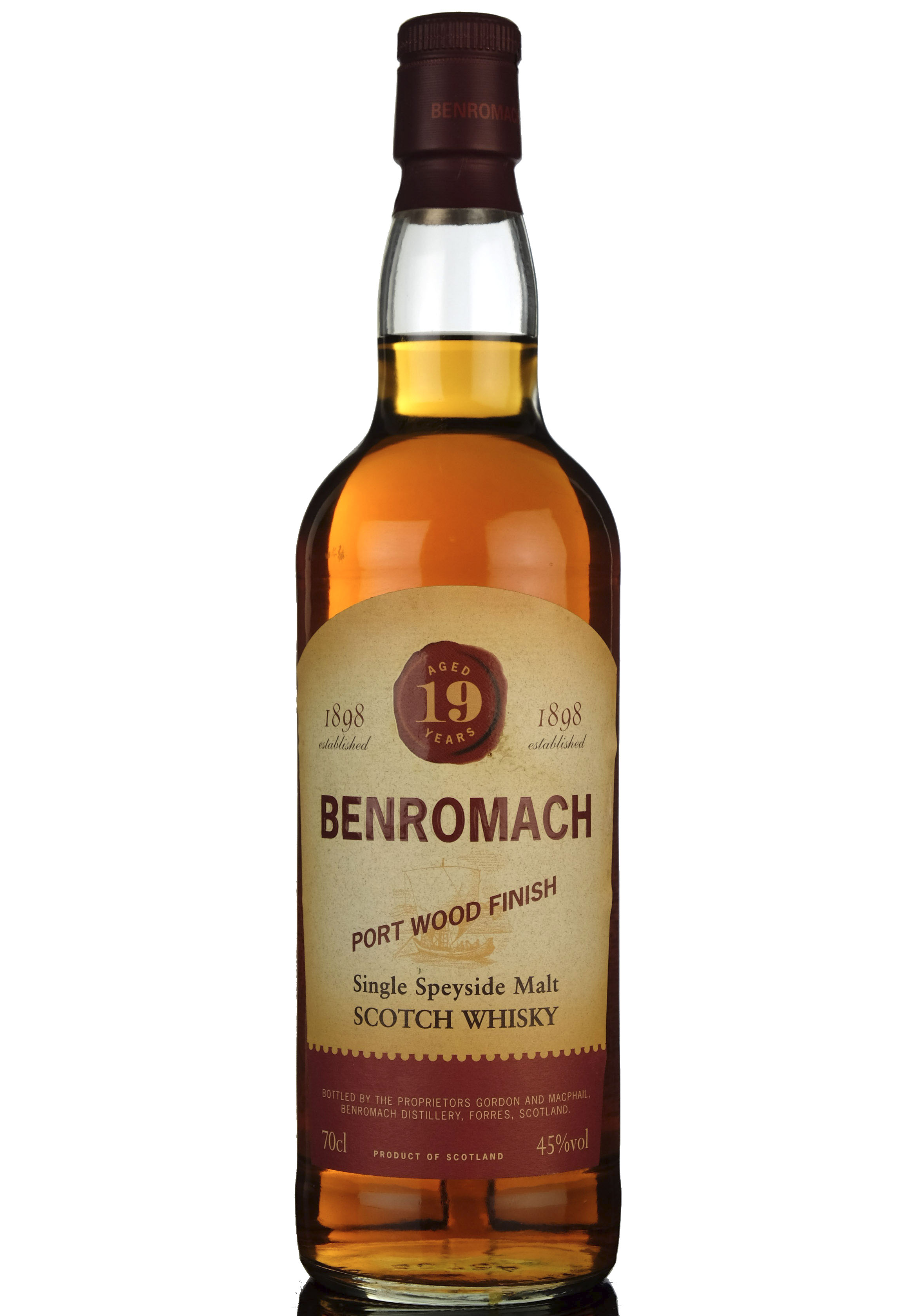 Benromach 19 Year Old - Port Wood