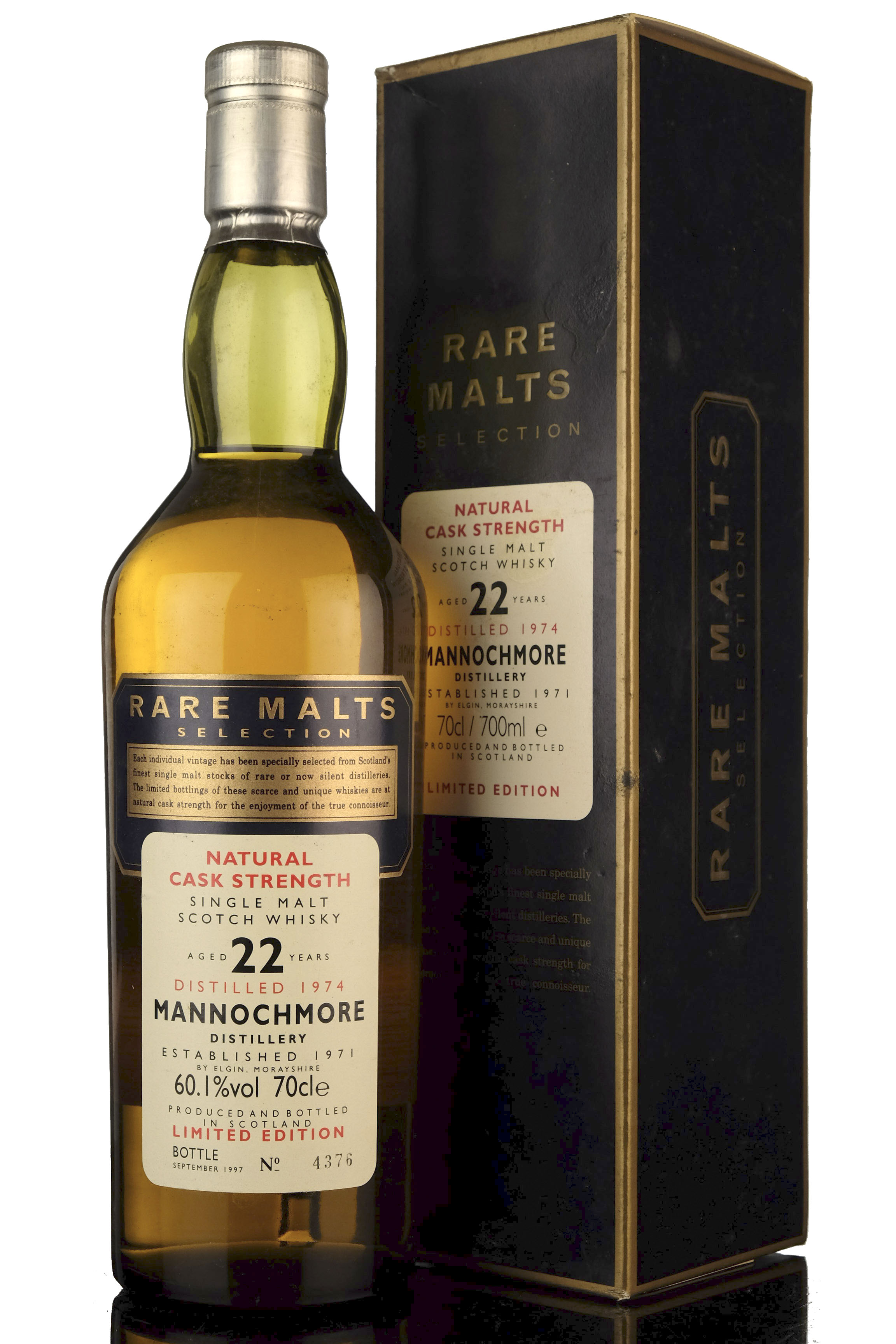 Mannochmore 1974-1997 - 22 Year Old - Rare Malts 60.1%