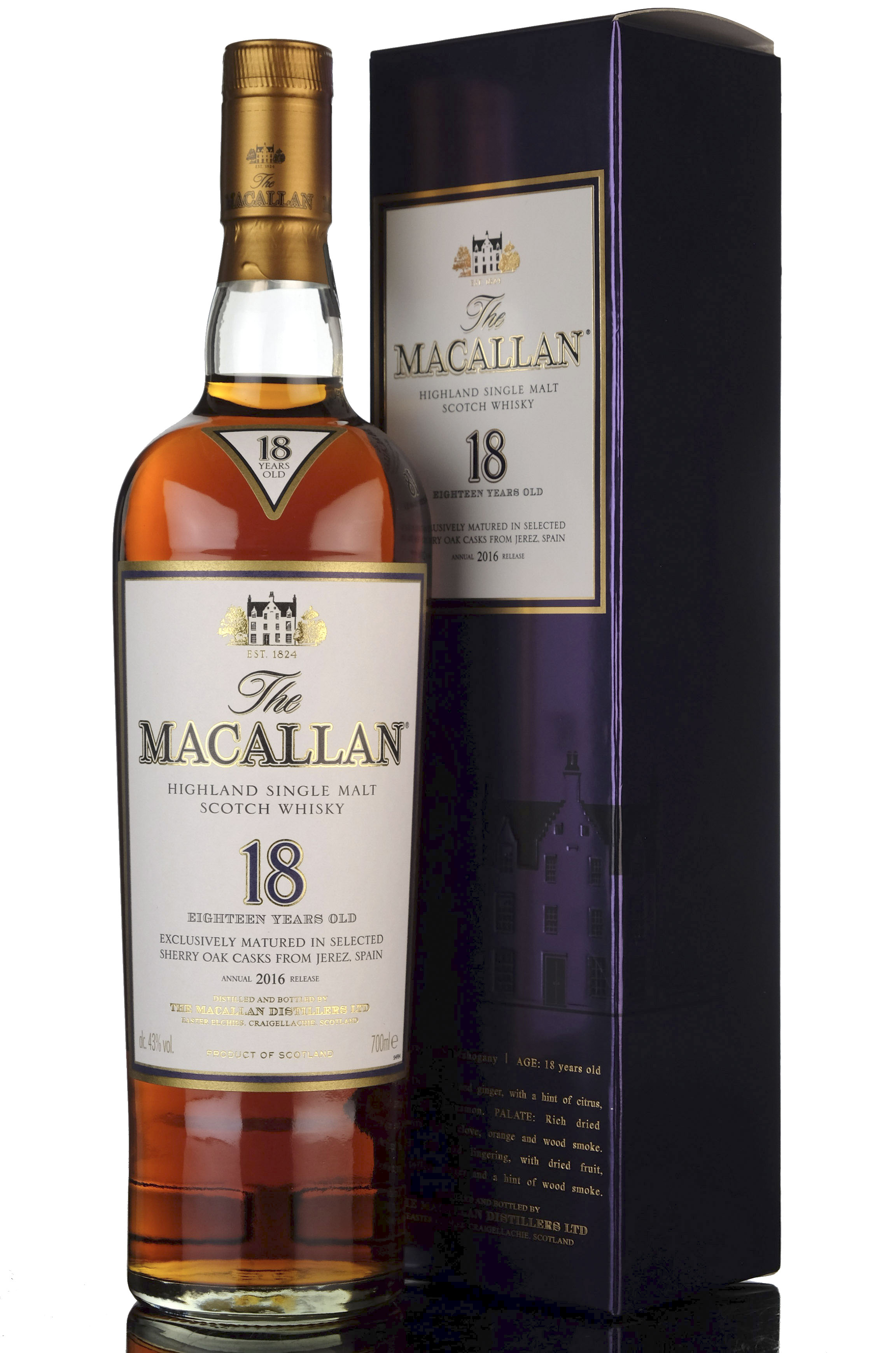 Macallan 18 Year Old - 2016 Release