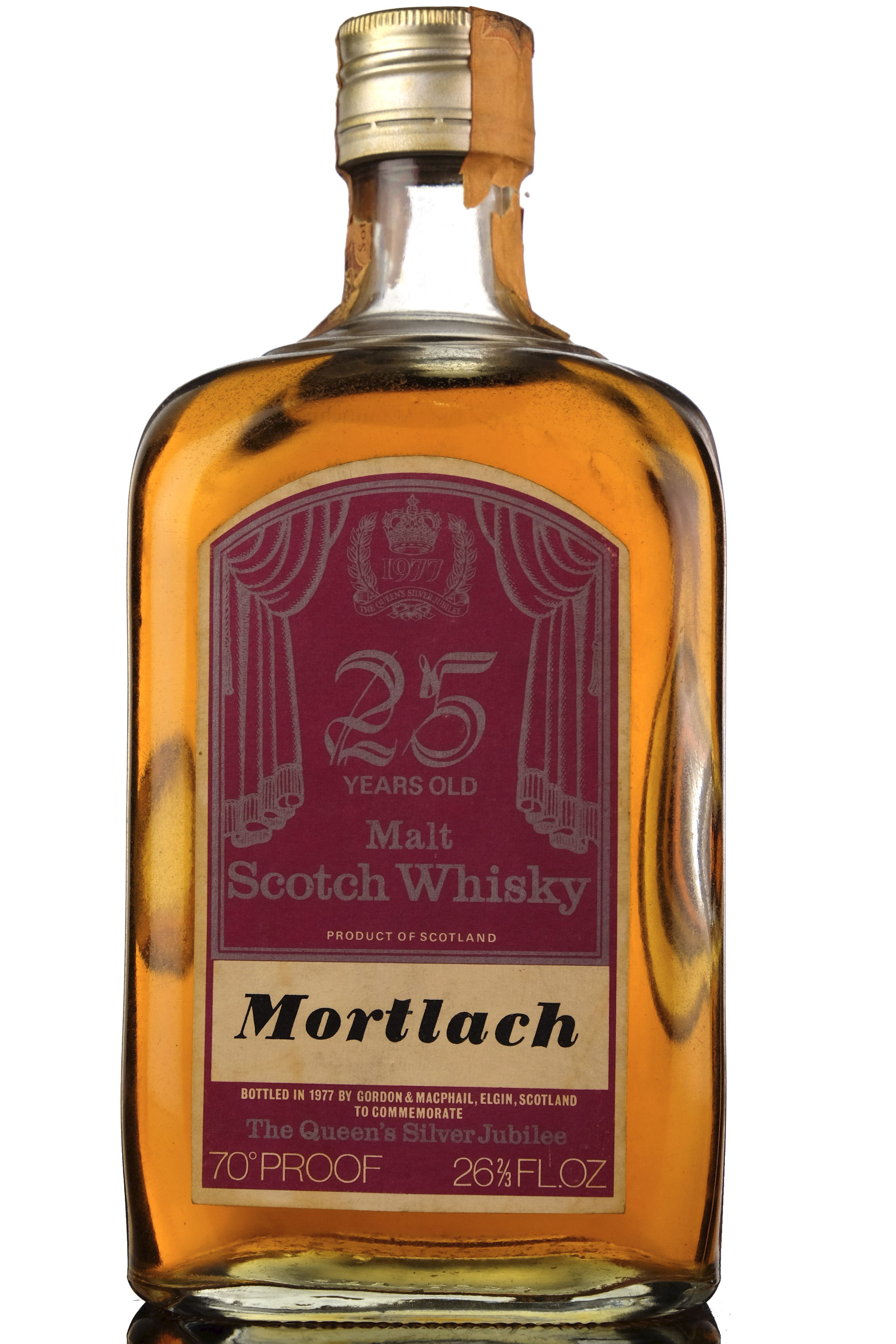 Mortlach 25 Year Old - Gordon & MacPhail - Queens Silver Jubilee 1977