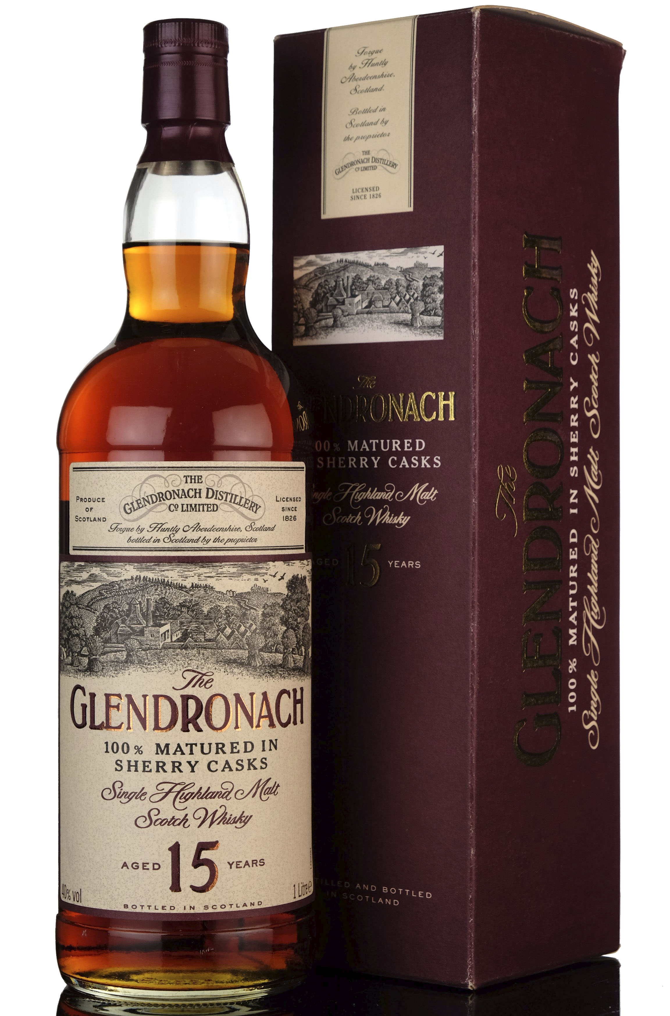 Glendronach 15 Year Old - 1990s - 1 Litre