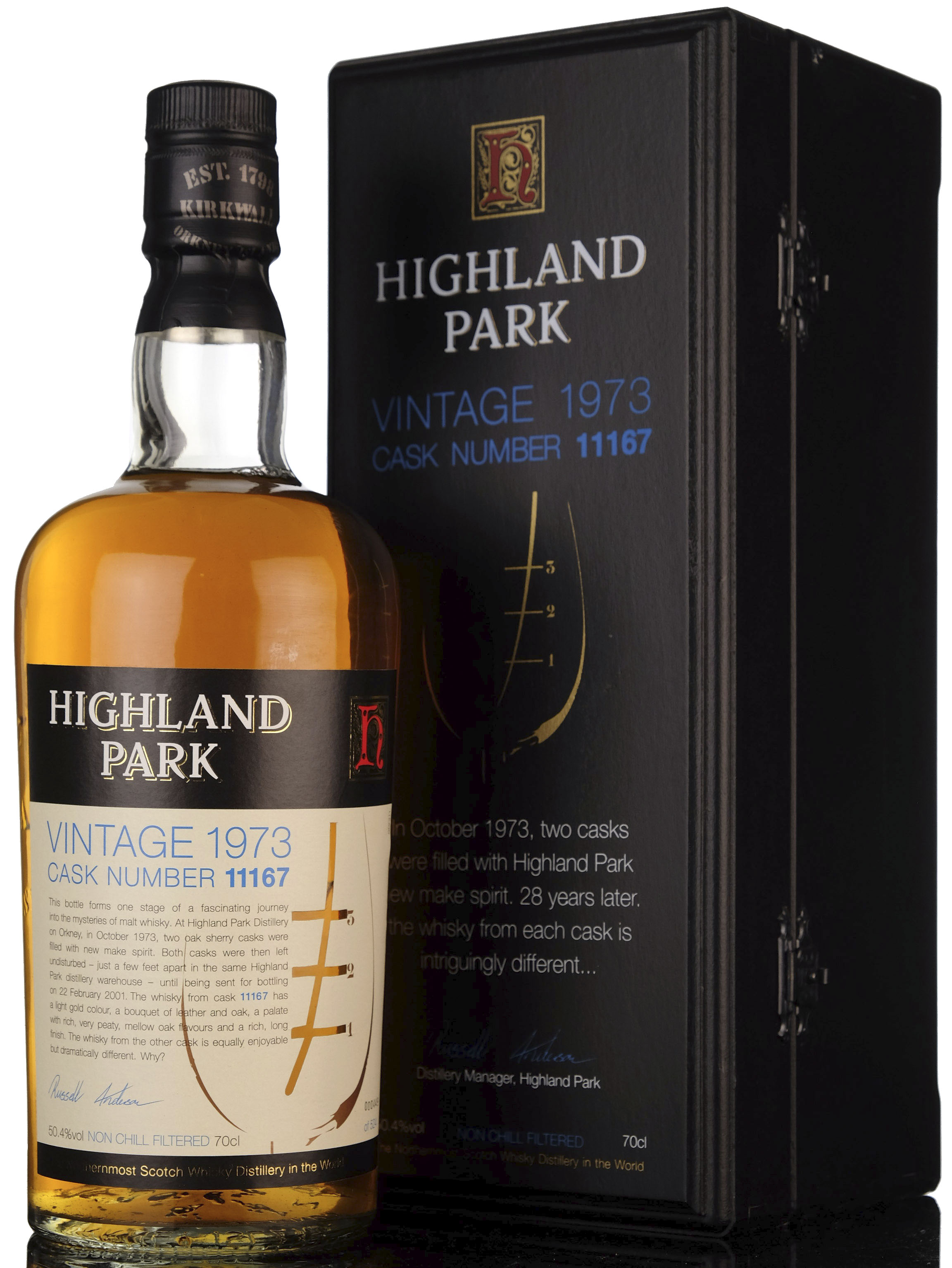 Highland Park 1973-2001 - 28 Year Old - Oddbins Exclusive - Cask 11167