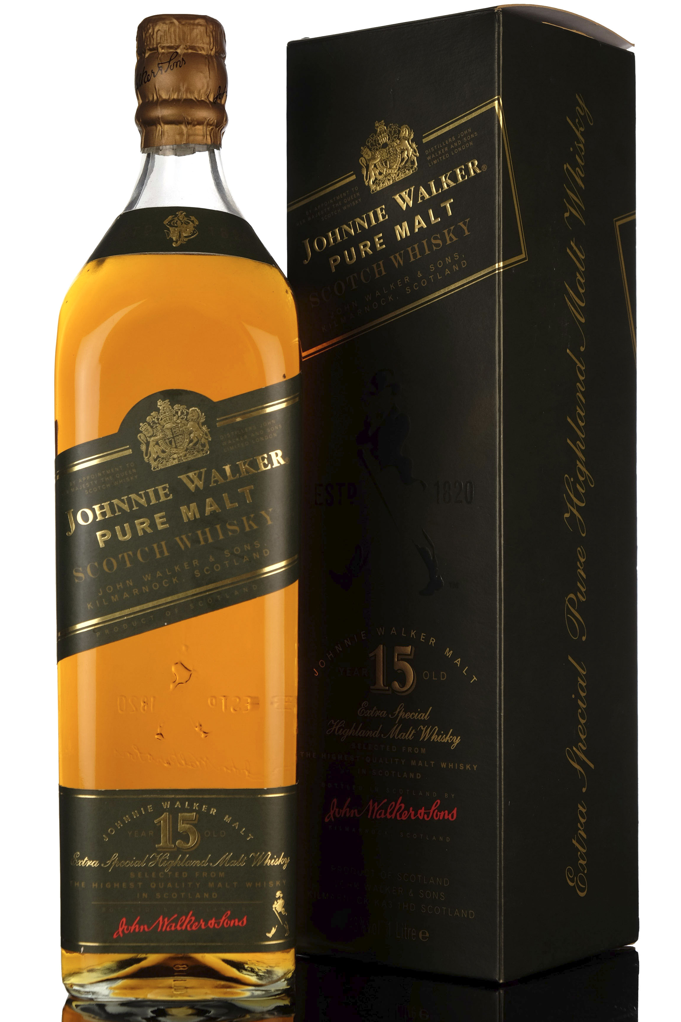 Johnnie Walker 15 Year Old - Pure Malt - 1 Litre