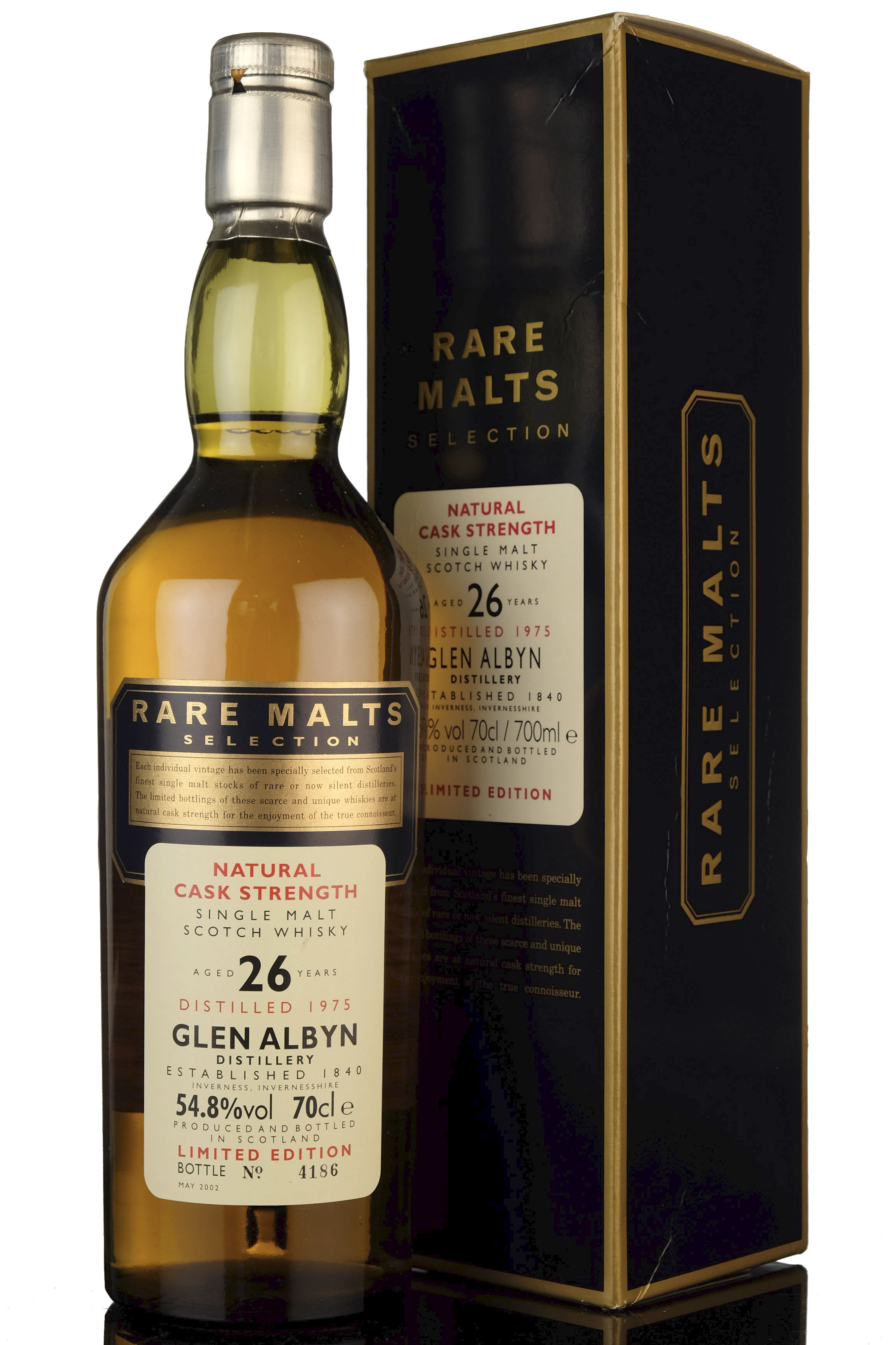 Glen Albyn 1975-2002 - 26 Year Old - Rare Malts 54.8%