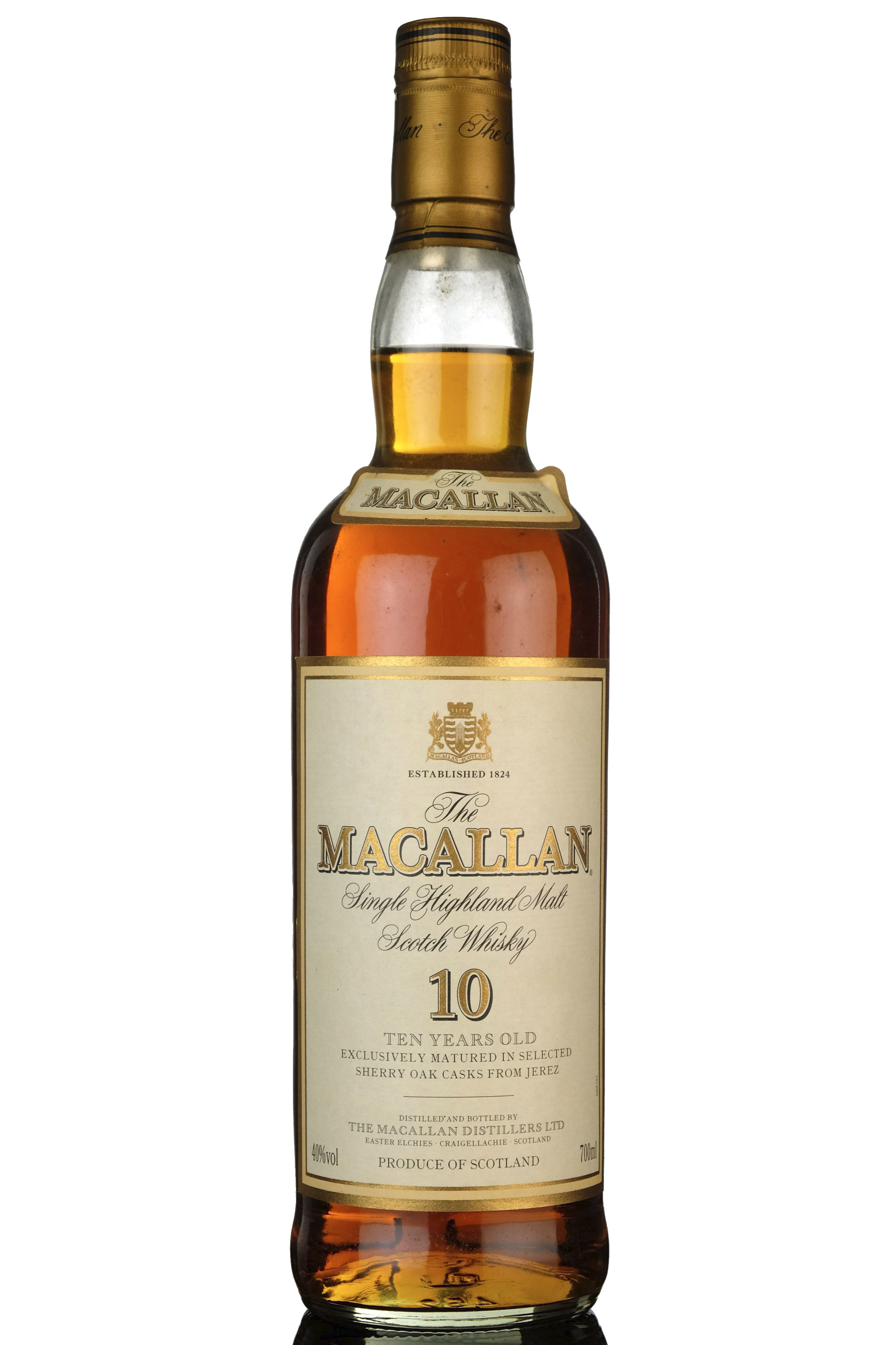 Macallan 10 Year Old - Sherry Cask - Early 2000s