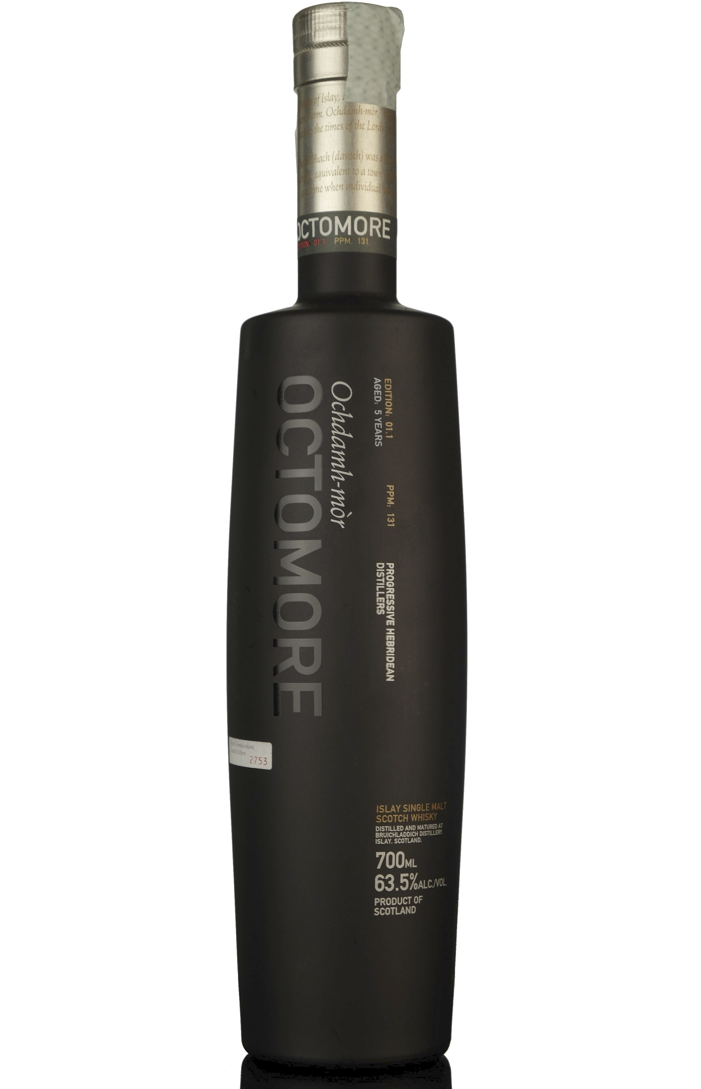 Bruichladdich Octomore 1.1 - inaugural Release