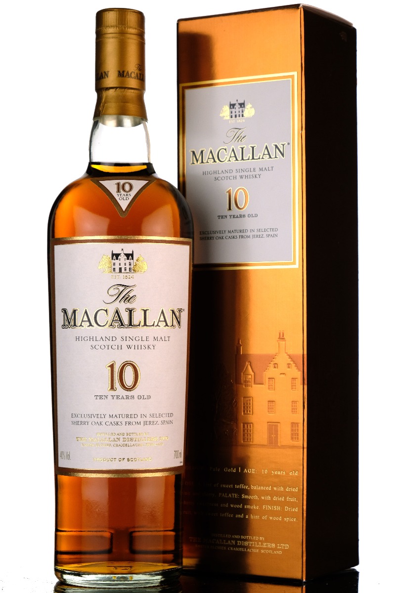 Macallan 10 Year Old - Sherry Casks - Mid 2000s