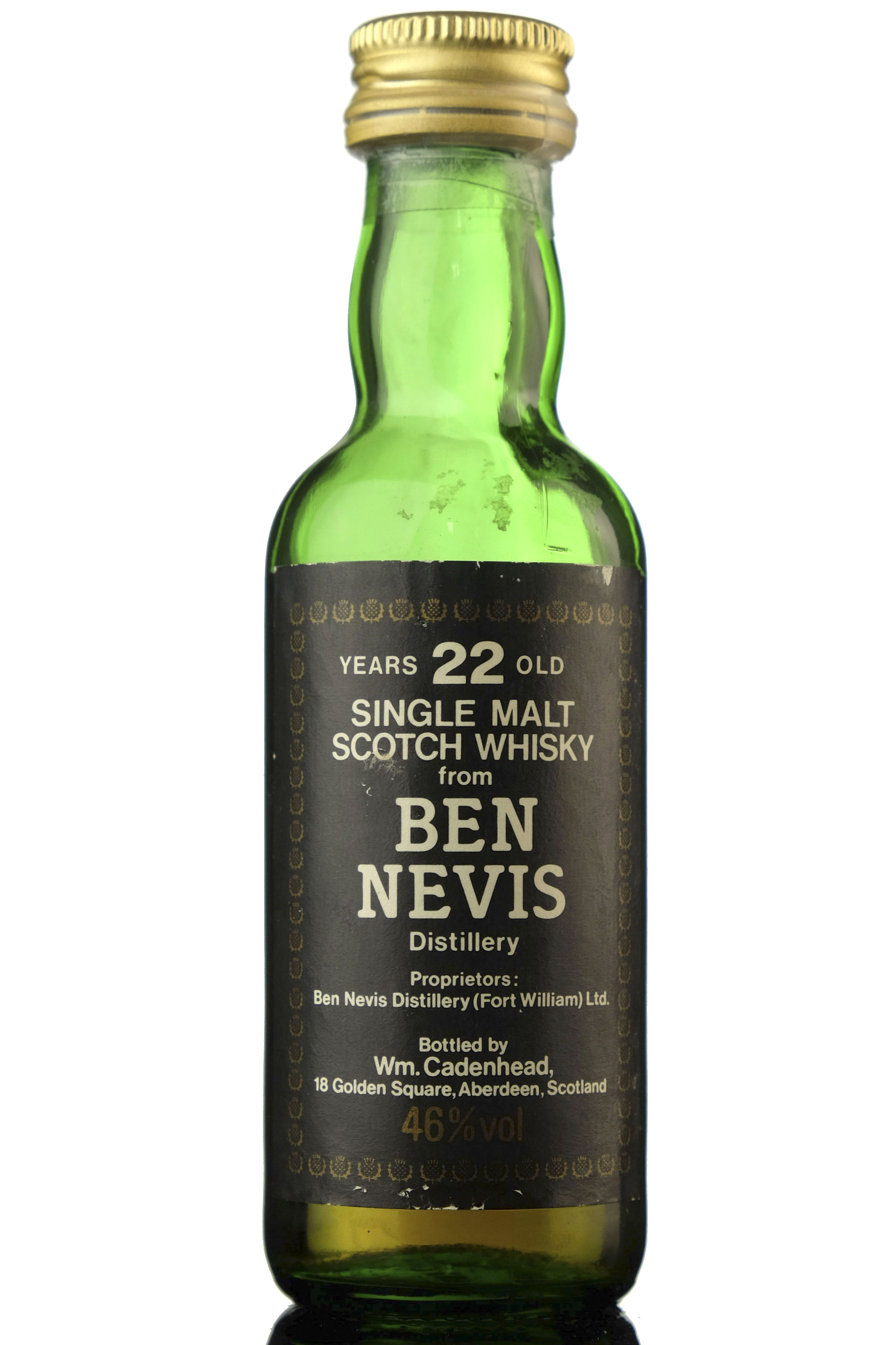 Ben Nevis 22 Year Old - Cadenhead Miniature