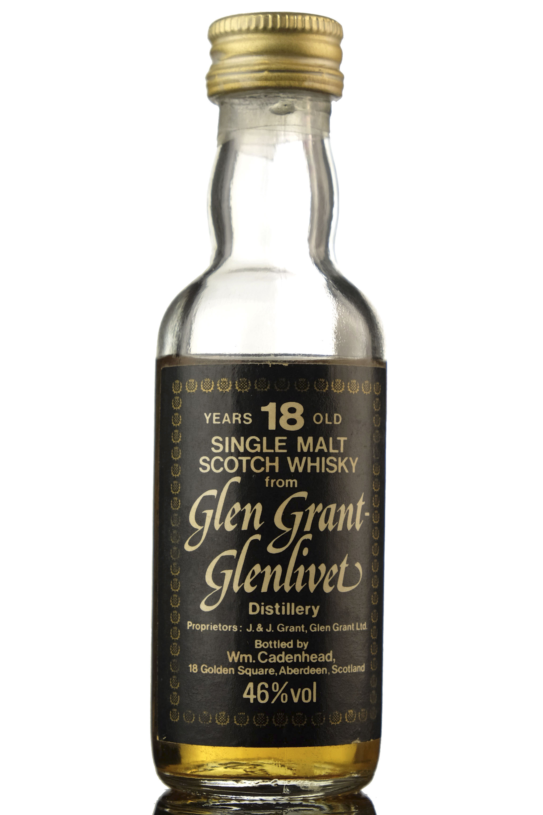 Glen Grant-Glenlivet 18 Year Old - Cadenhead Miniature