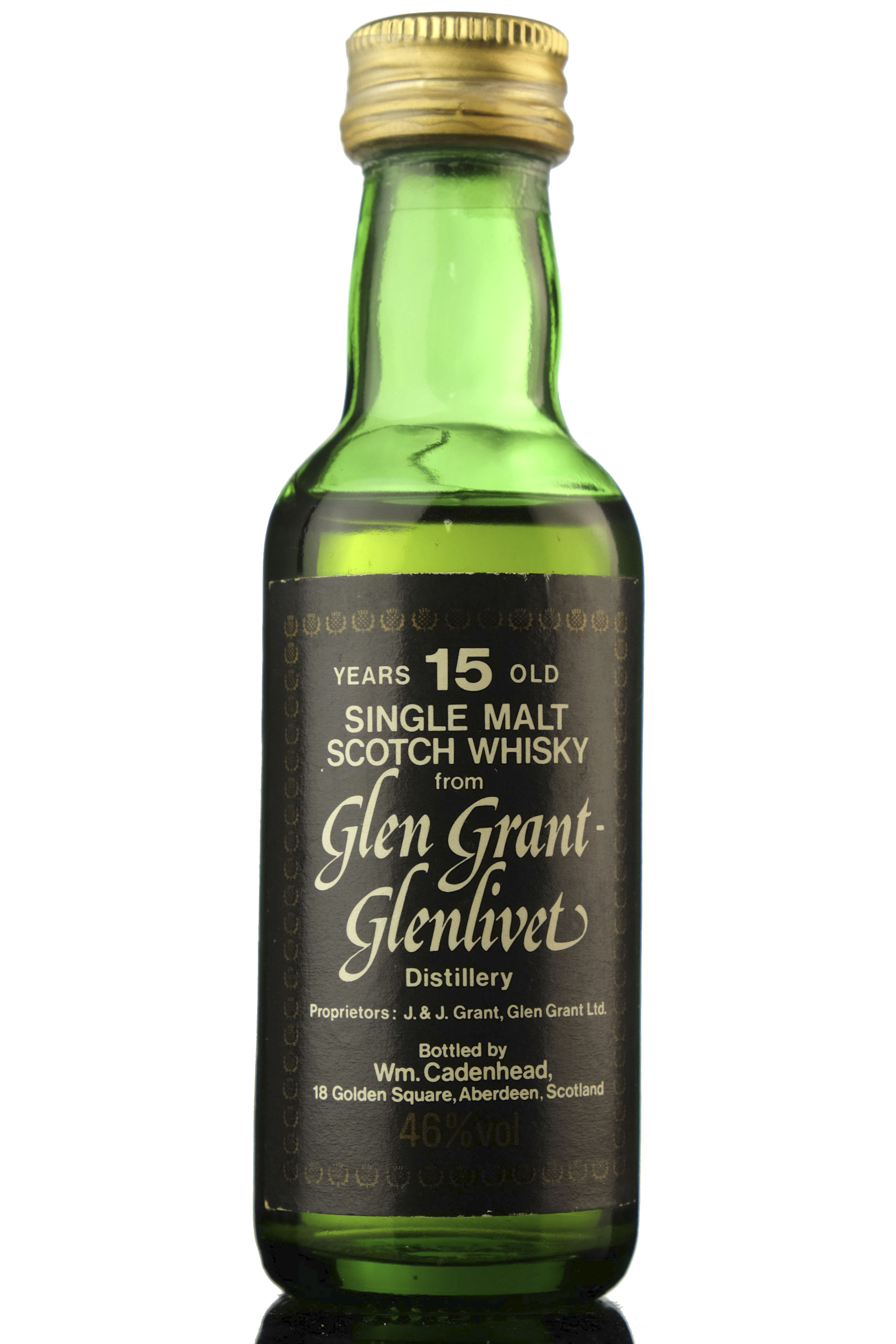Glen Grant-Glenlivet 15 Year Old - Cadenhead Miniature