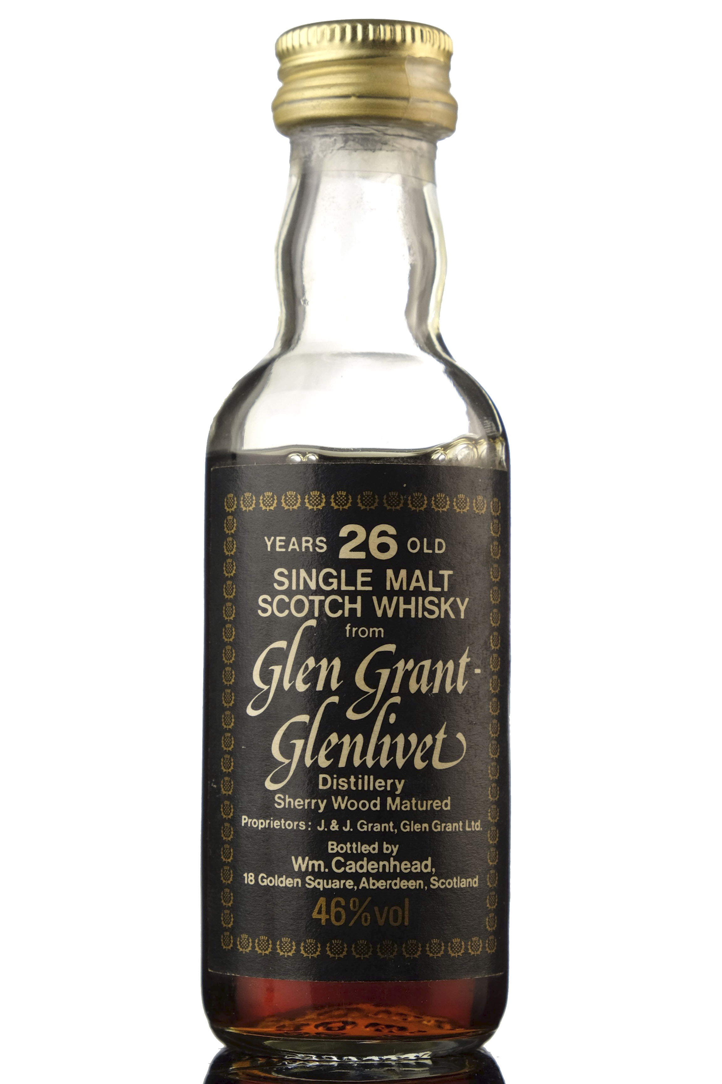 Glen Grant-Glenlivet 26 Year Old - Cadenhead Miniature