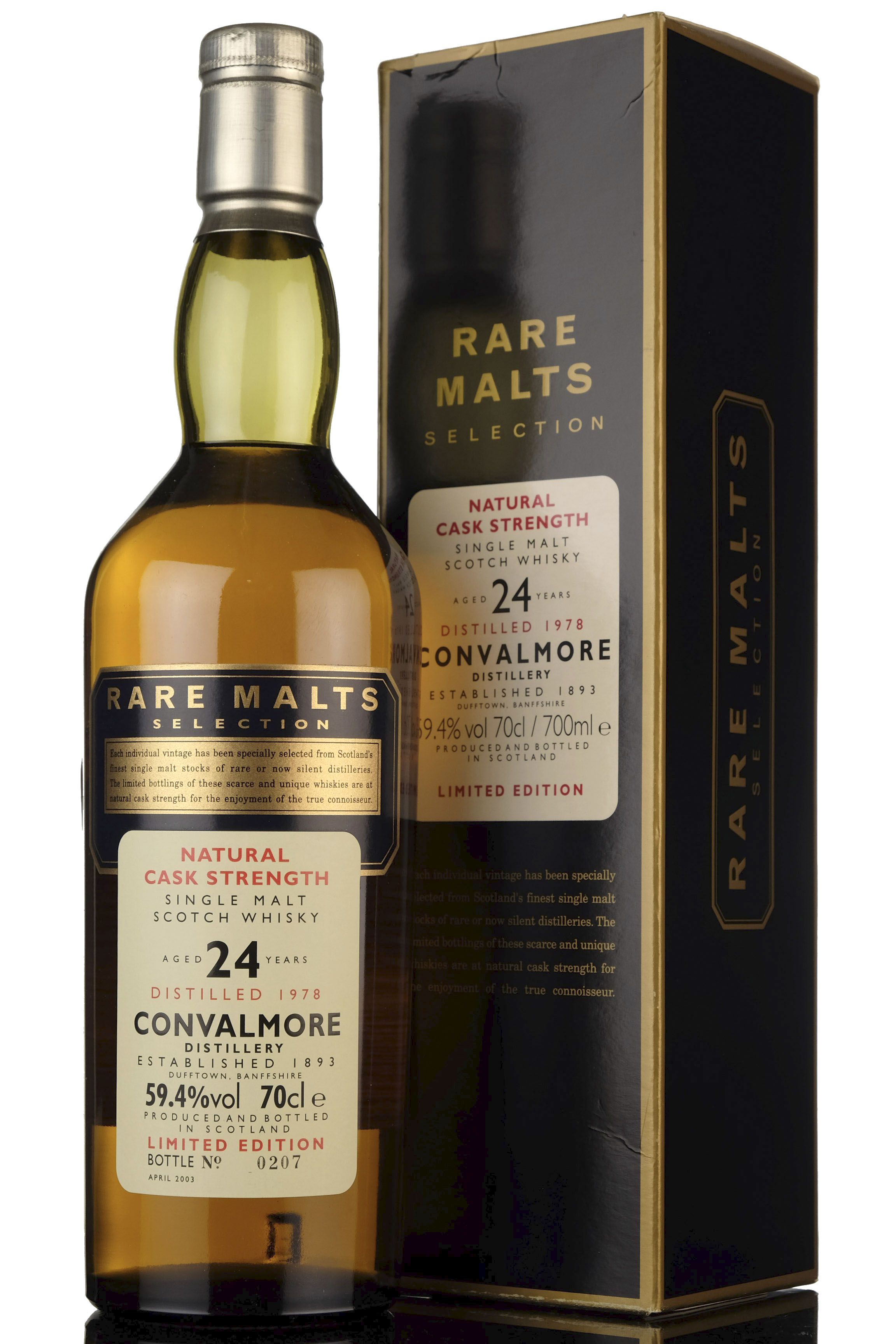 Convalmore 1978-2003 - 24 Year Old - Rare Malts 59.4%