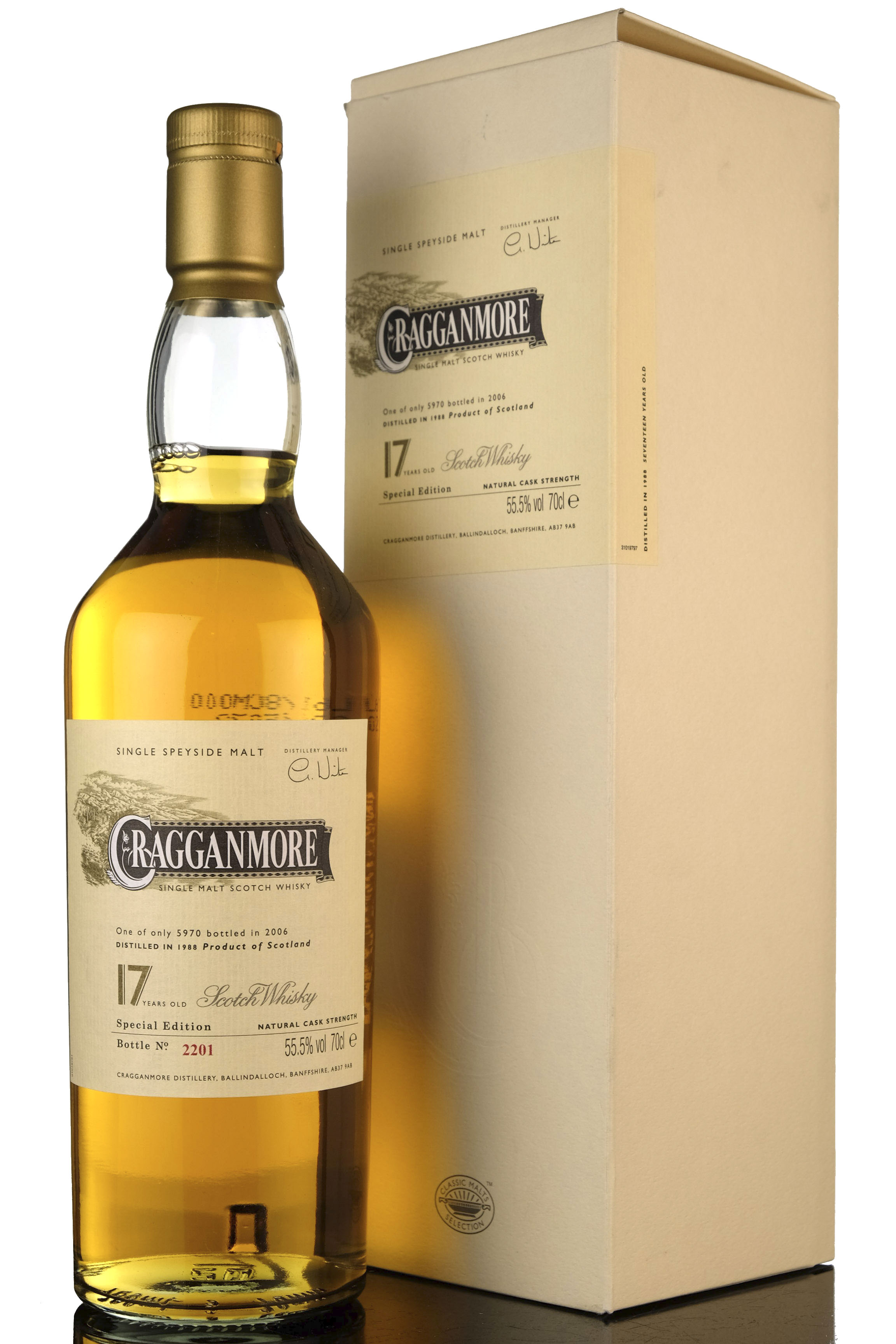 Cragganmore 1988-2006 - 17 Year Old