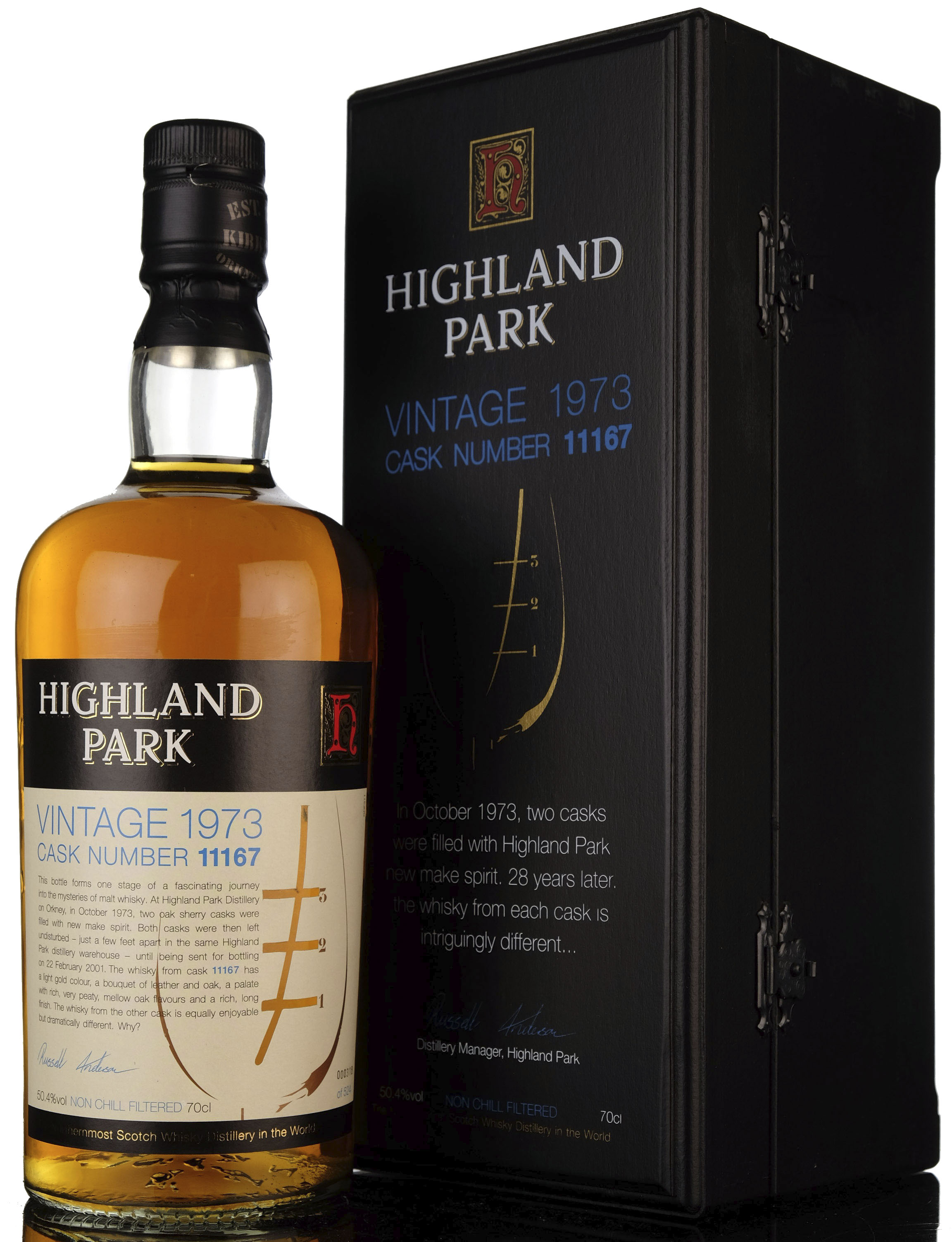 Highland Park 1973-2001 - 28 Year Old - Oddbins Exclusive - Cask 11167