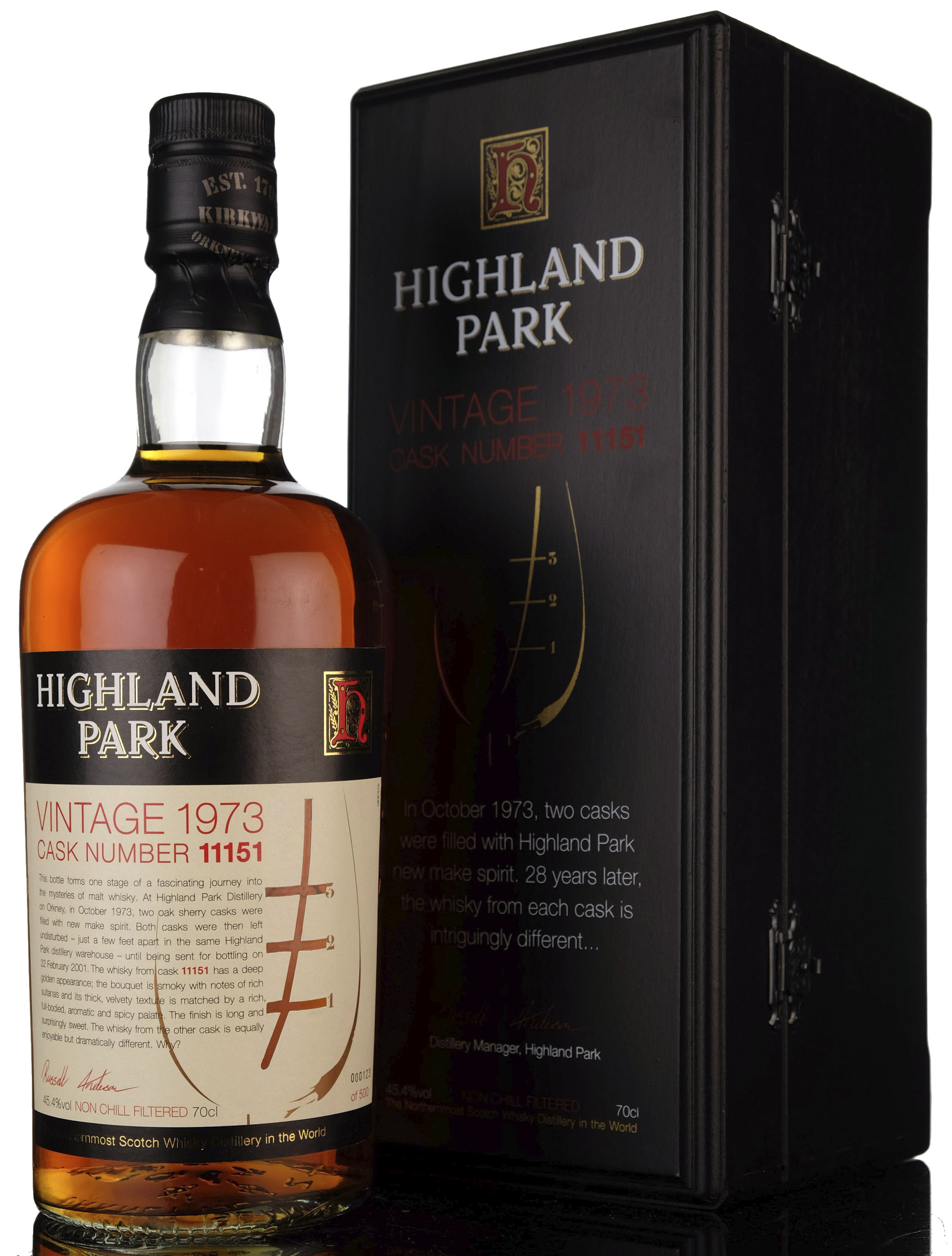 Highland Park 1973-2001 - 28 Year Old - Oddbins Exclusive - Cask 11151