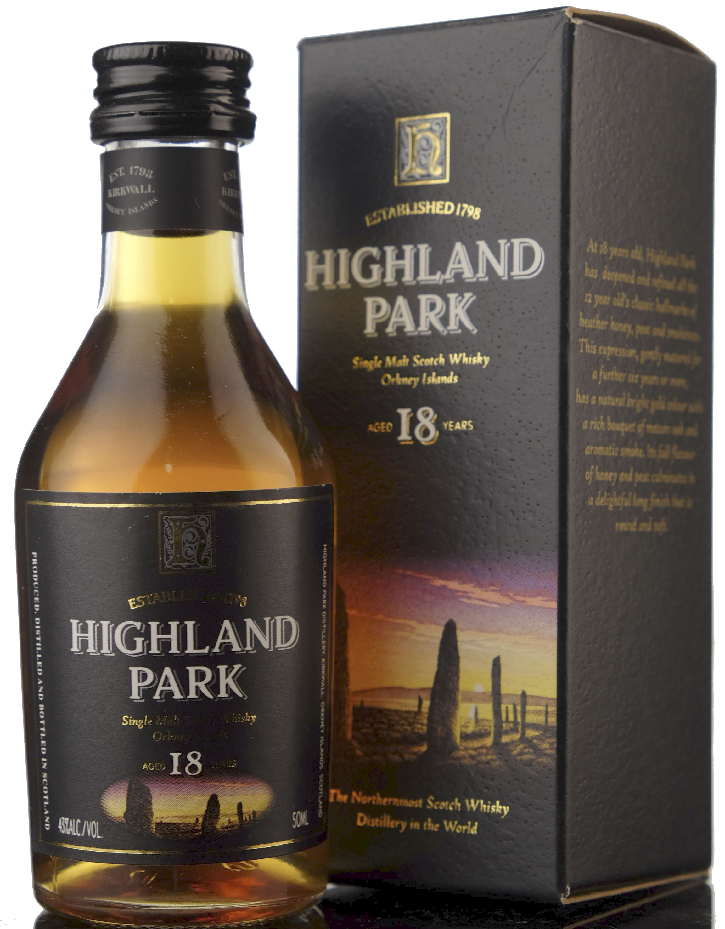 Highland Park 18 Year Old Miniature