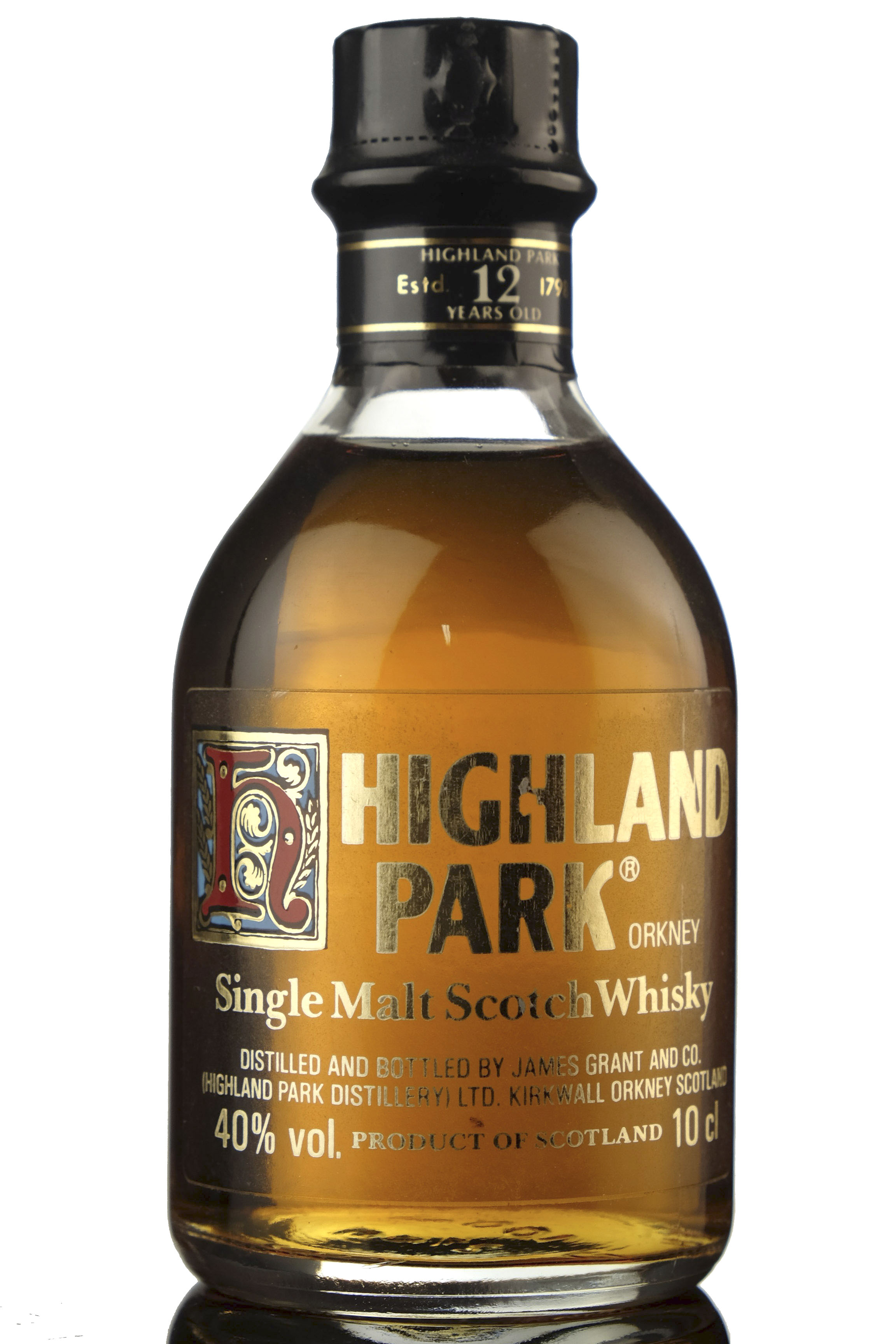 Highland Park 12 Year Old - 1980s - 10cl