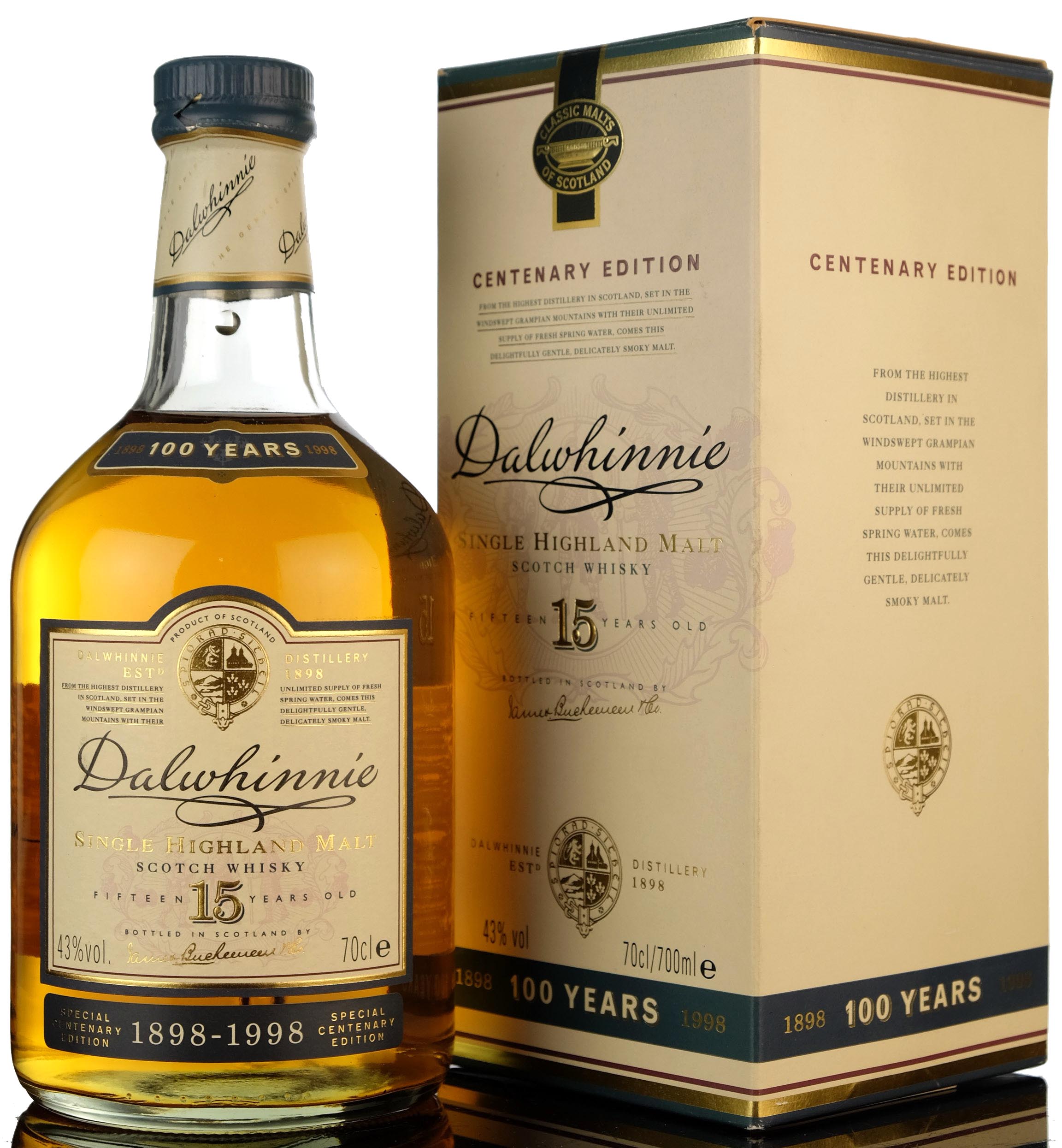 Dalwhinnie 15 Year Old - Centenary