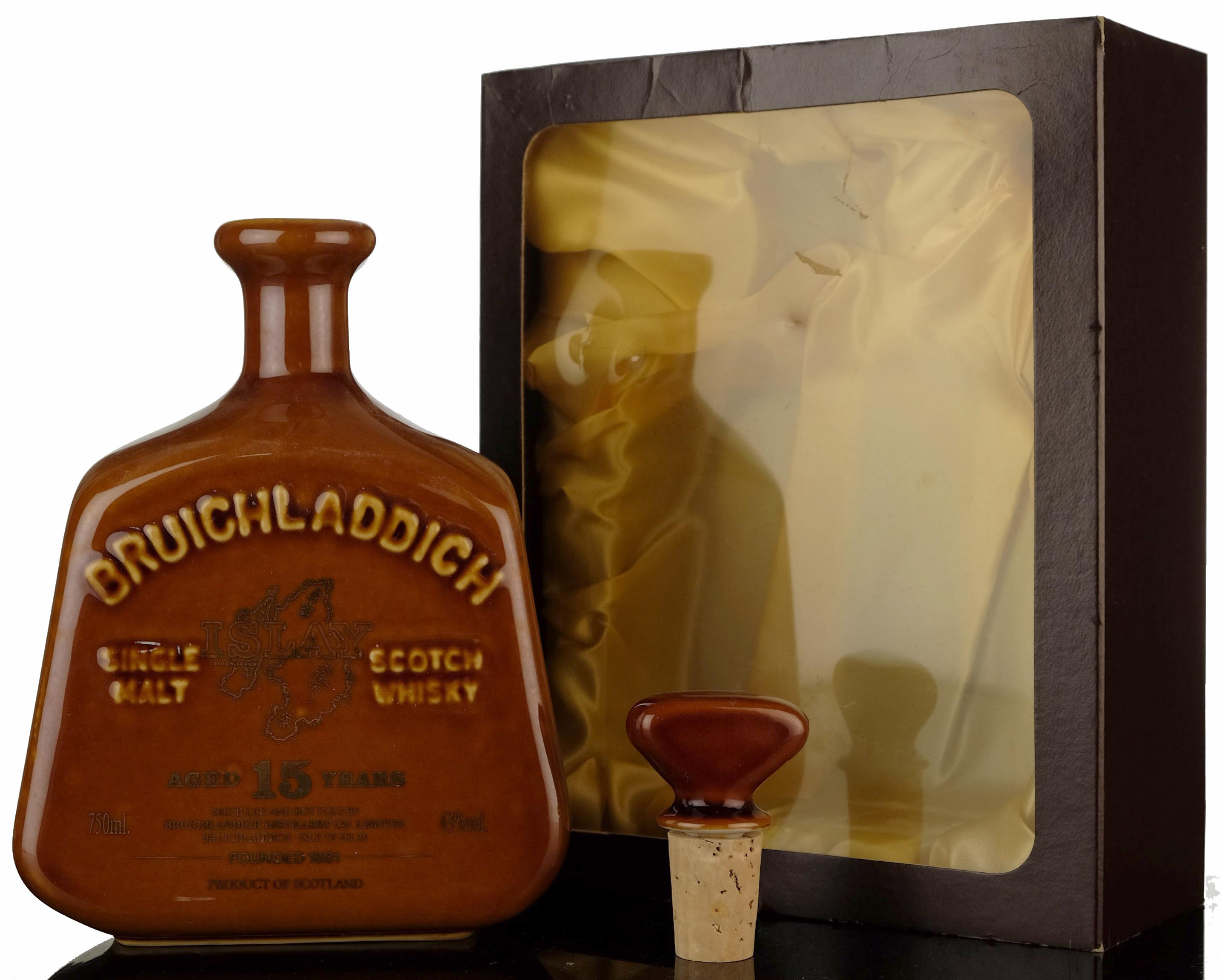 Bruichladdich 15 Year Old - 1980s - Ceramic