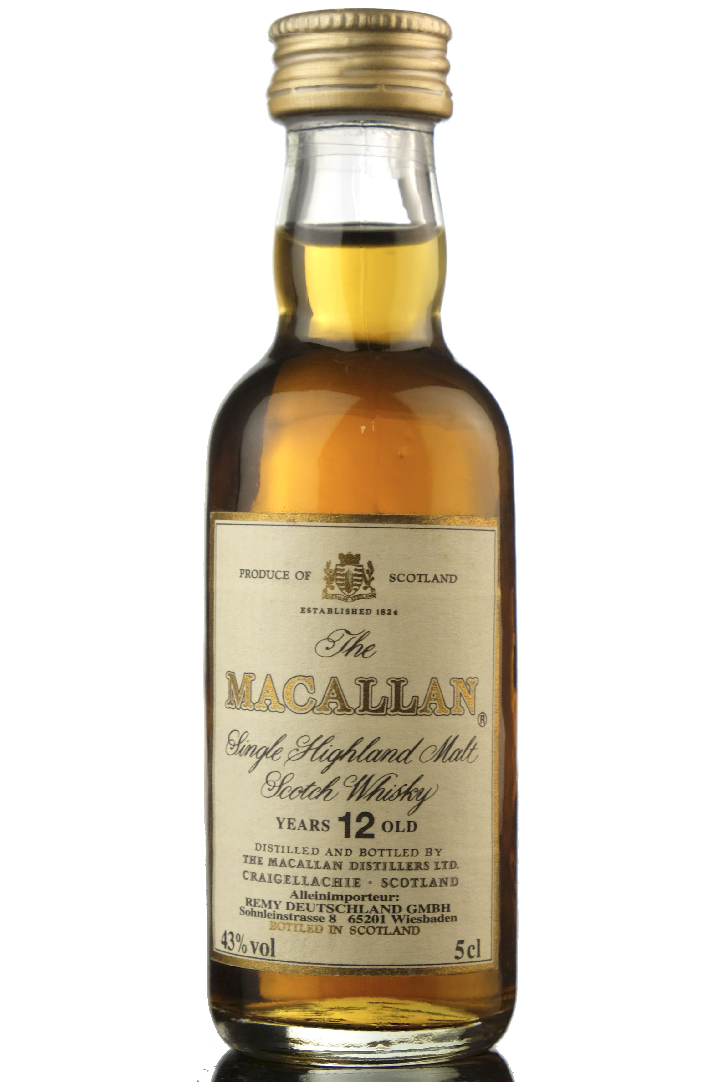 Macallan 12 Year Old Miniature