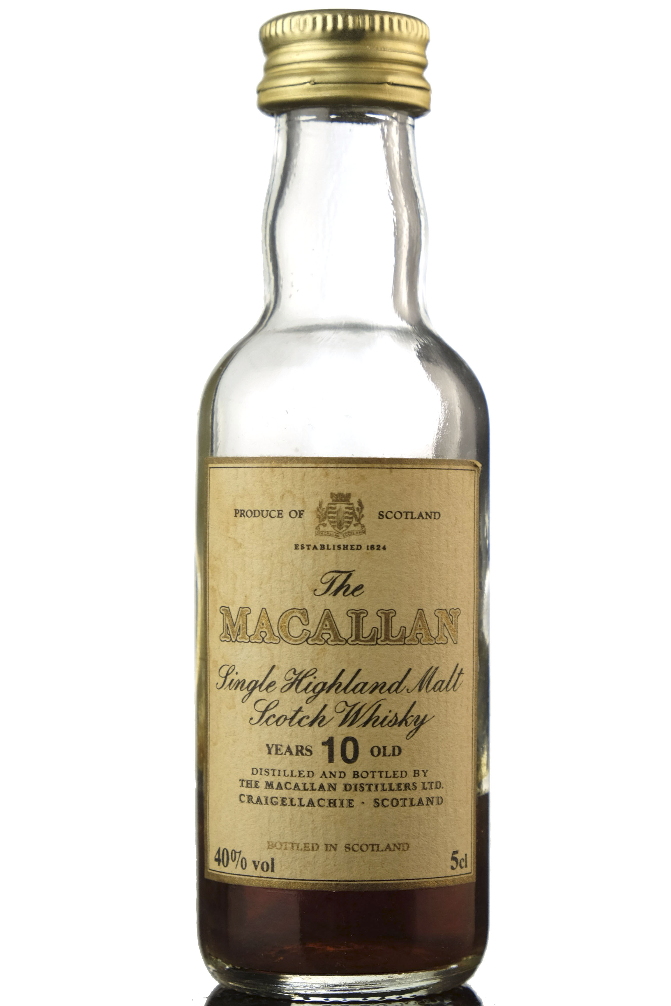 Macallan 10 Year Old Miniature