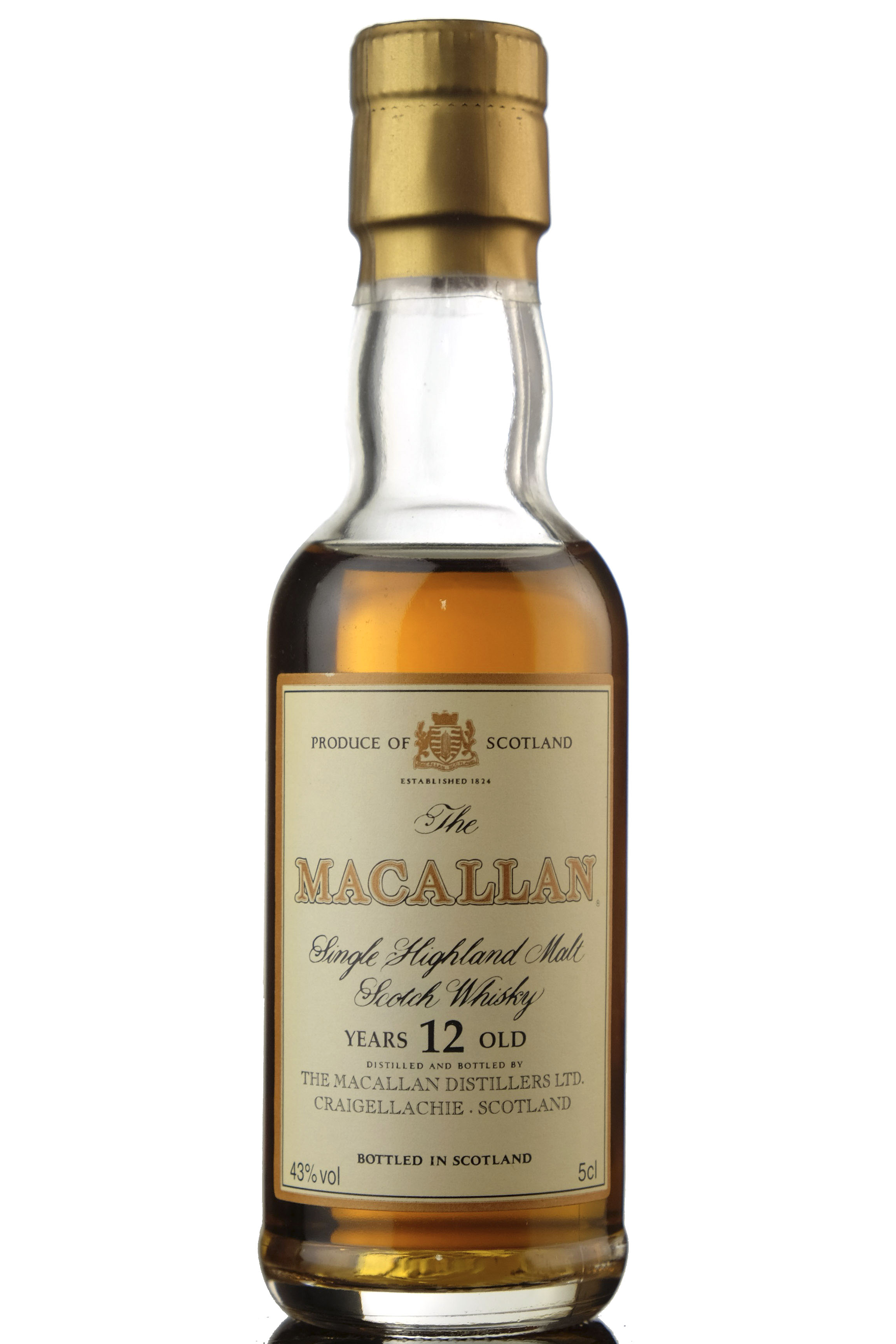 Macallan 12 Year Old Miniature