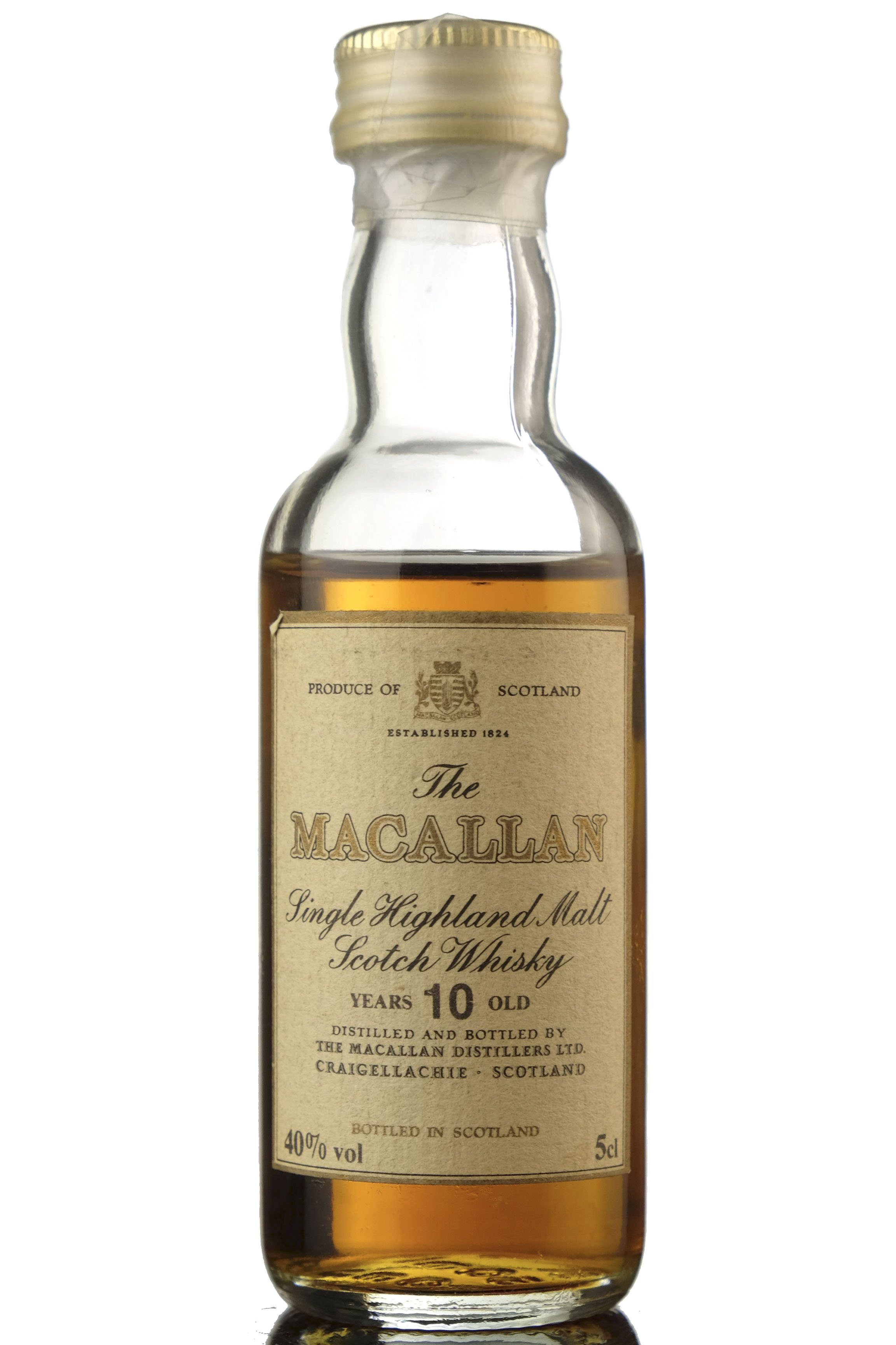 Macallan 10 Year Old Miniature